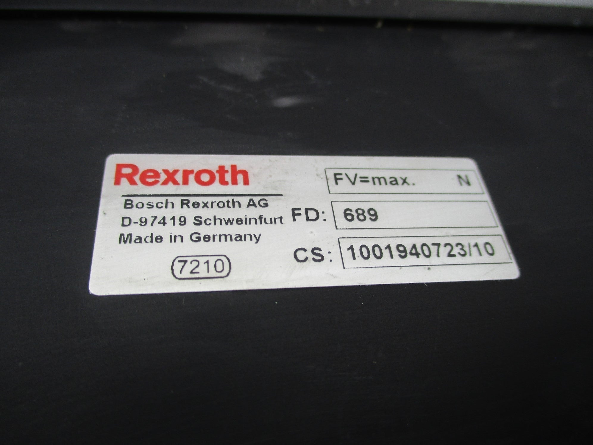 REXROTH 0360-400-00/RV01 UNMP