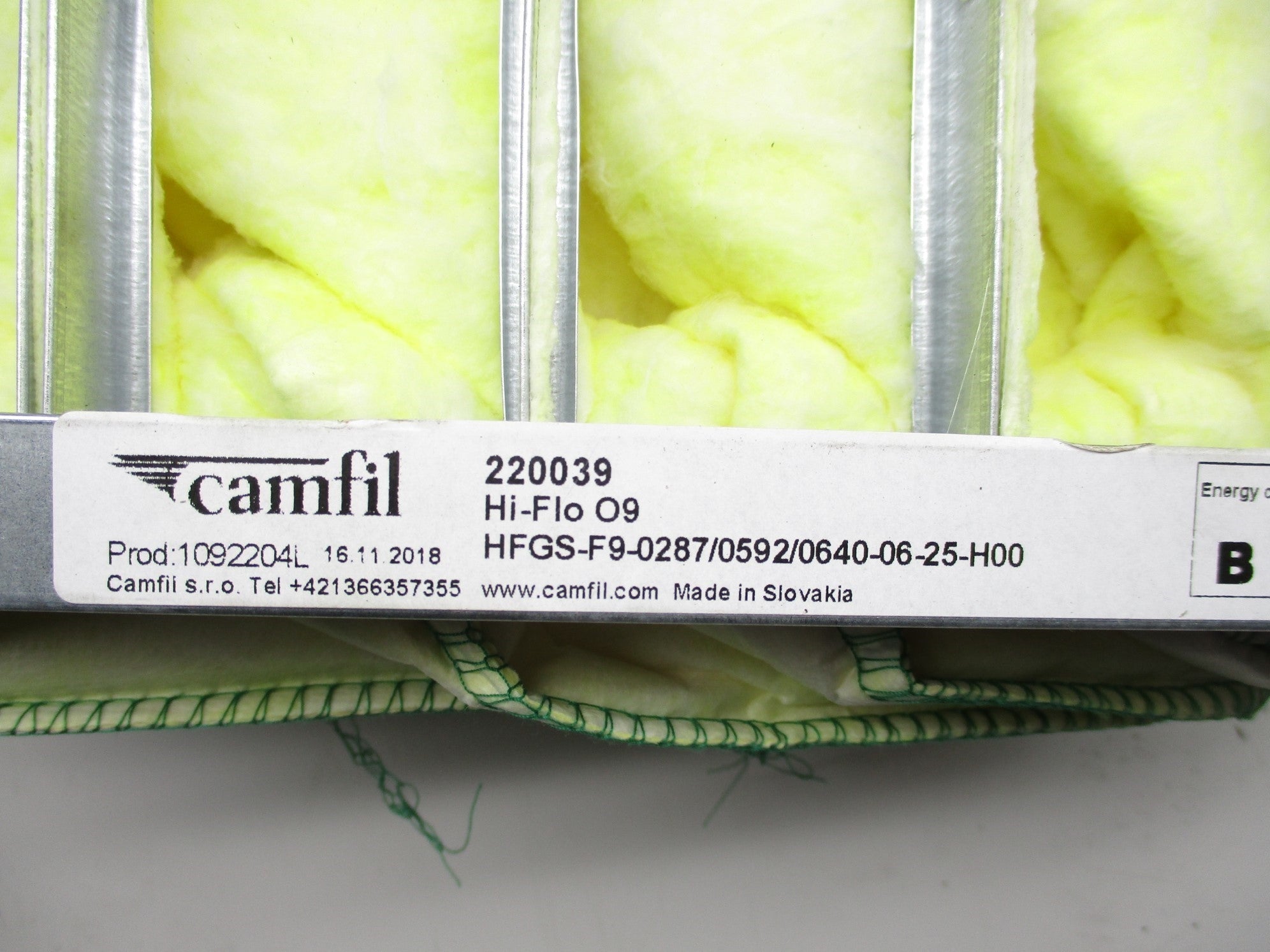 CAMFIL FARR HFGS-F9-0287/0592/0640-06-25-H00 (PKG OF 2) NSMP
