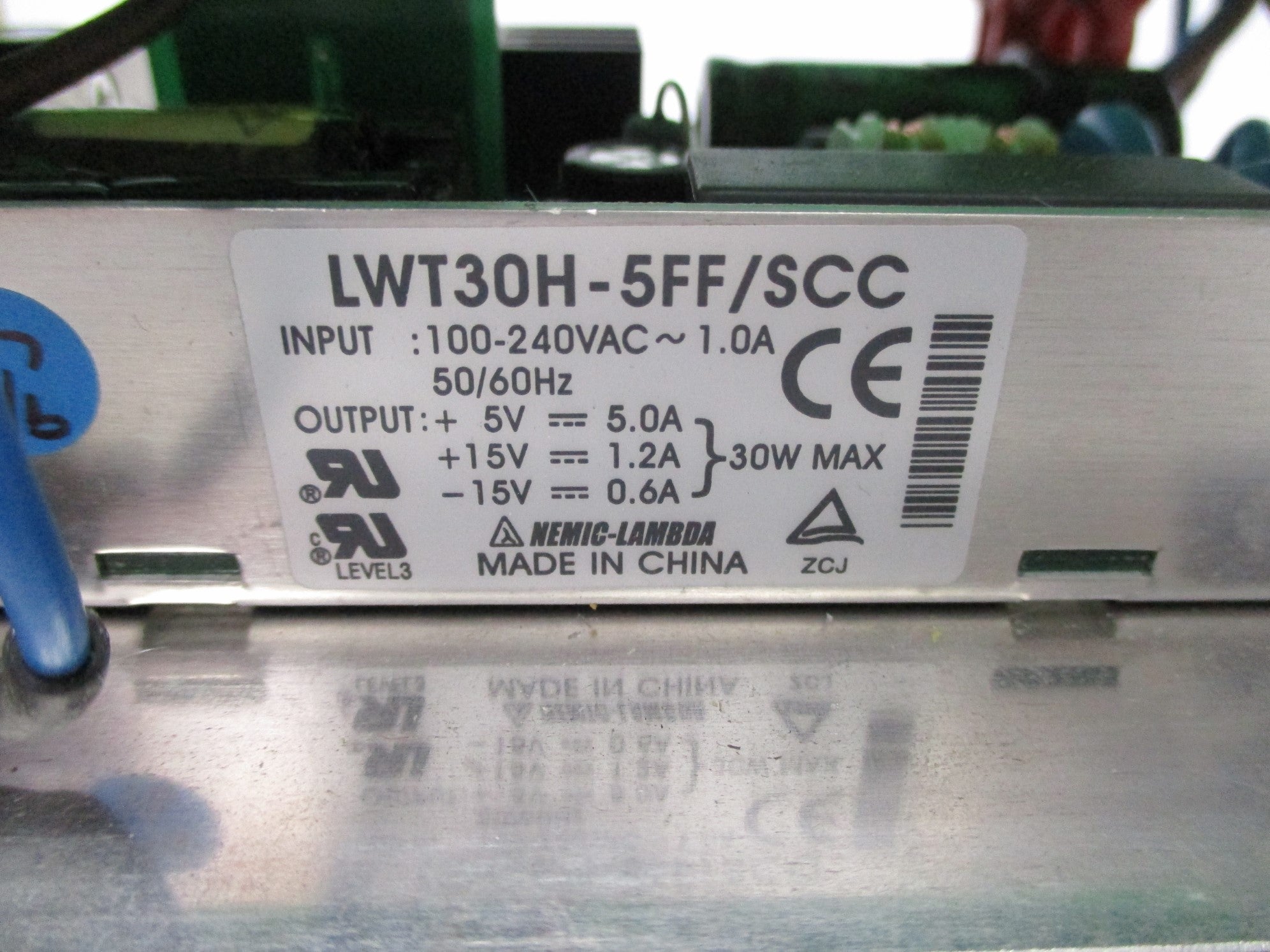 NEMIC-LAMBDA LWT30H-5FF/SCC UNMP