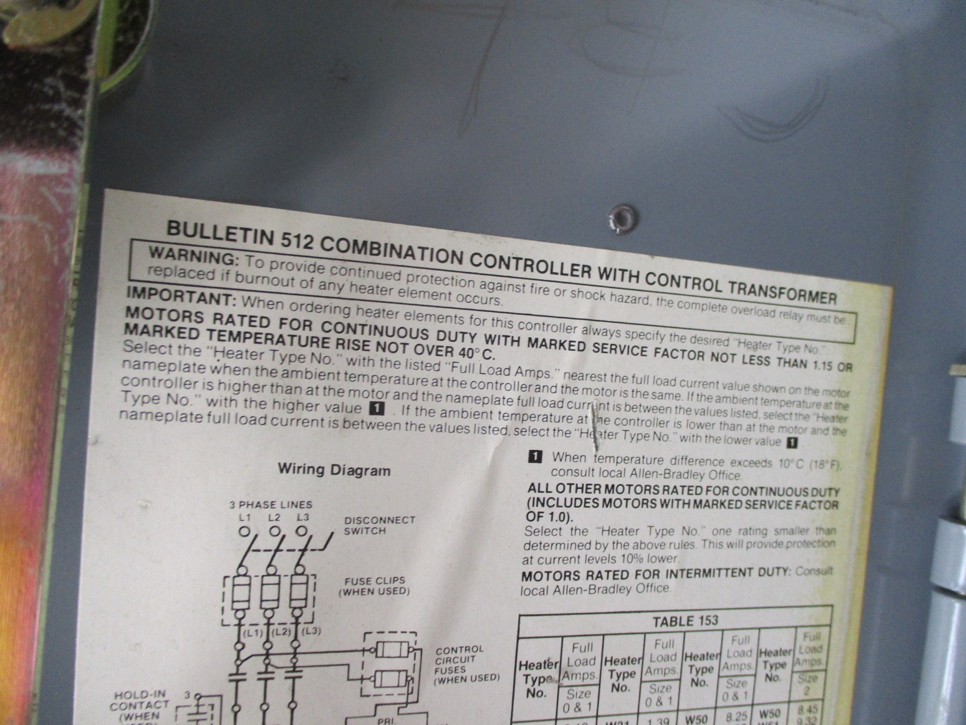 ALLEN BRADLEY 40050-549-01 UNMP