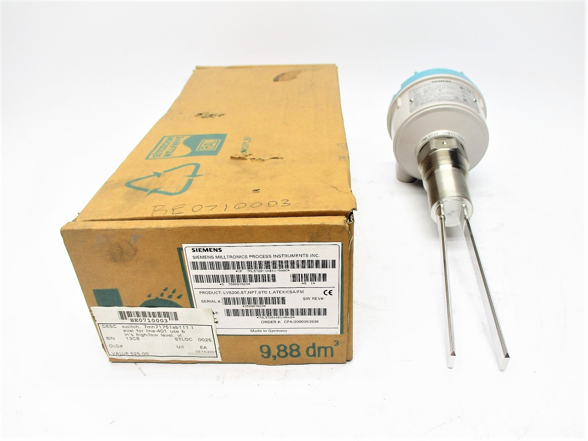 SIEMENS LVS200 7ML5720-1AB11-0AA0 NSMP
