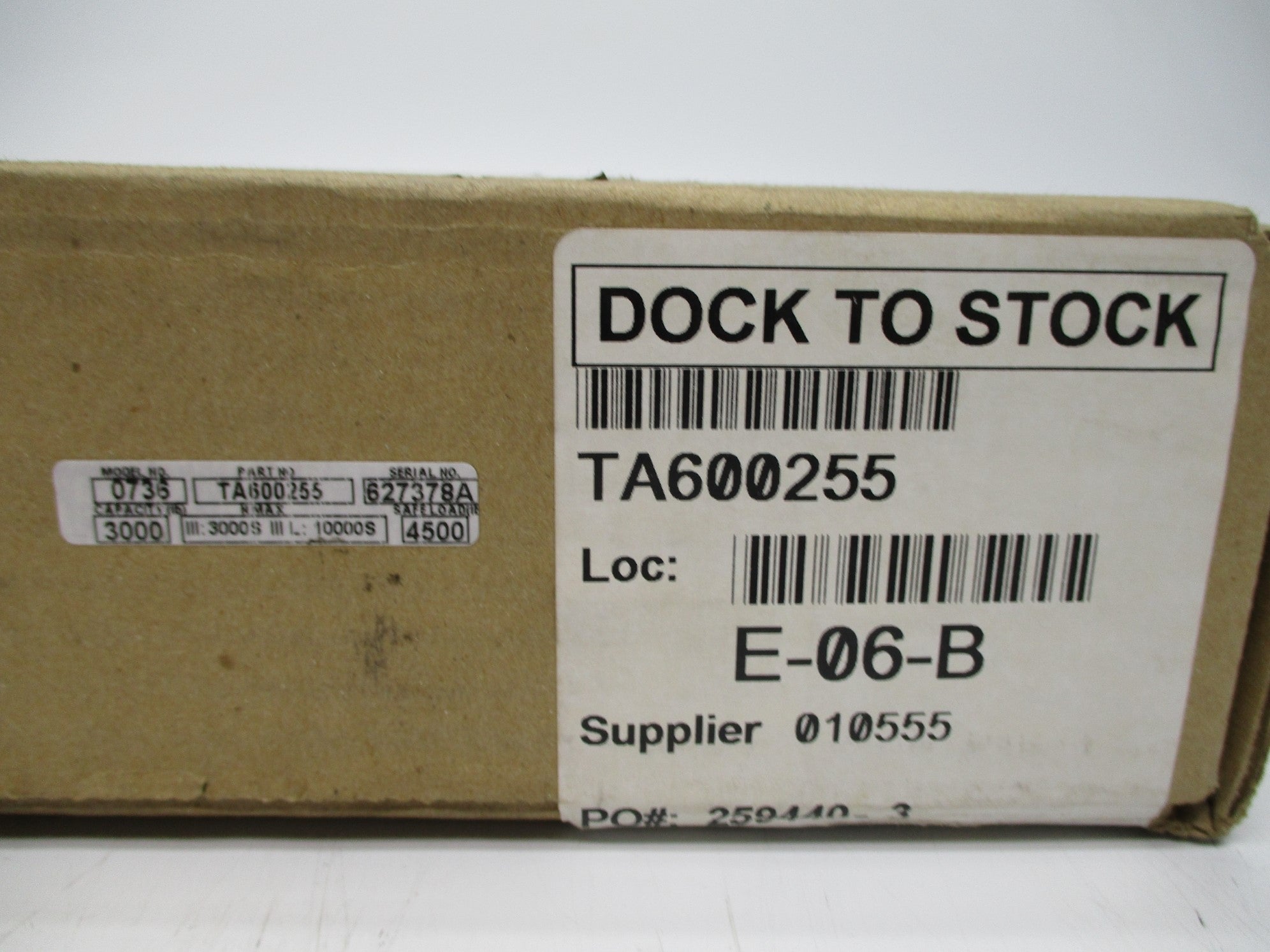 METTLER TOLEDO 0736 TA600255 NSFS