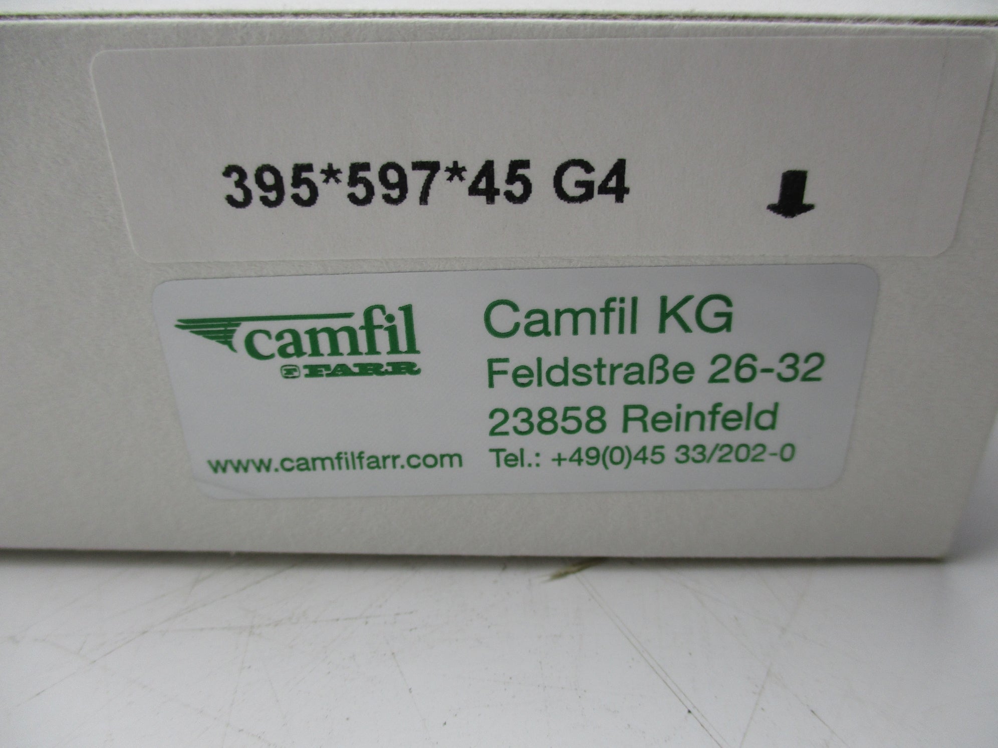 CAMFIL FARR KG 395x597x45 G4 NSNP