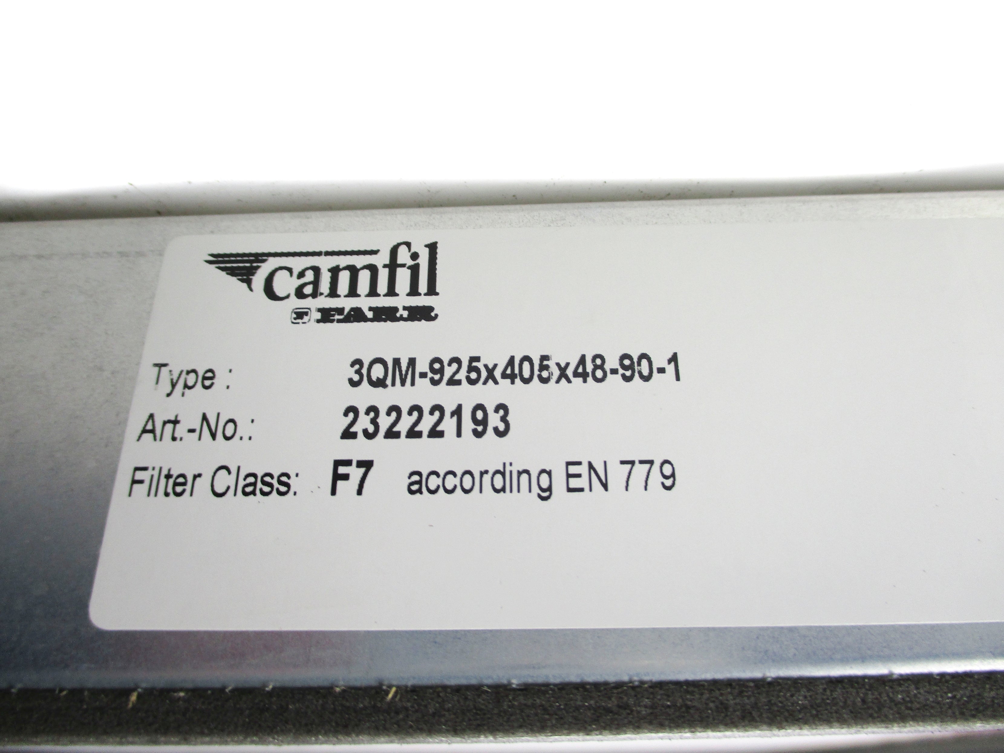 CAMFIL FARR 23222193-02 3QM-925x405x48-90-1 (PKG OF 2) NSMP