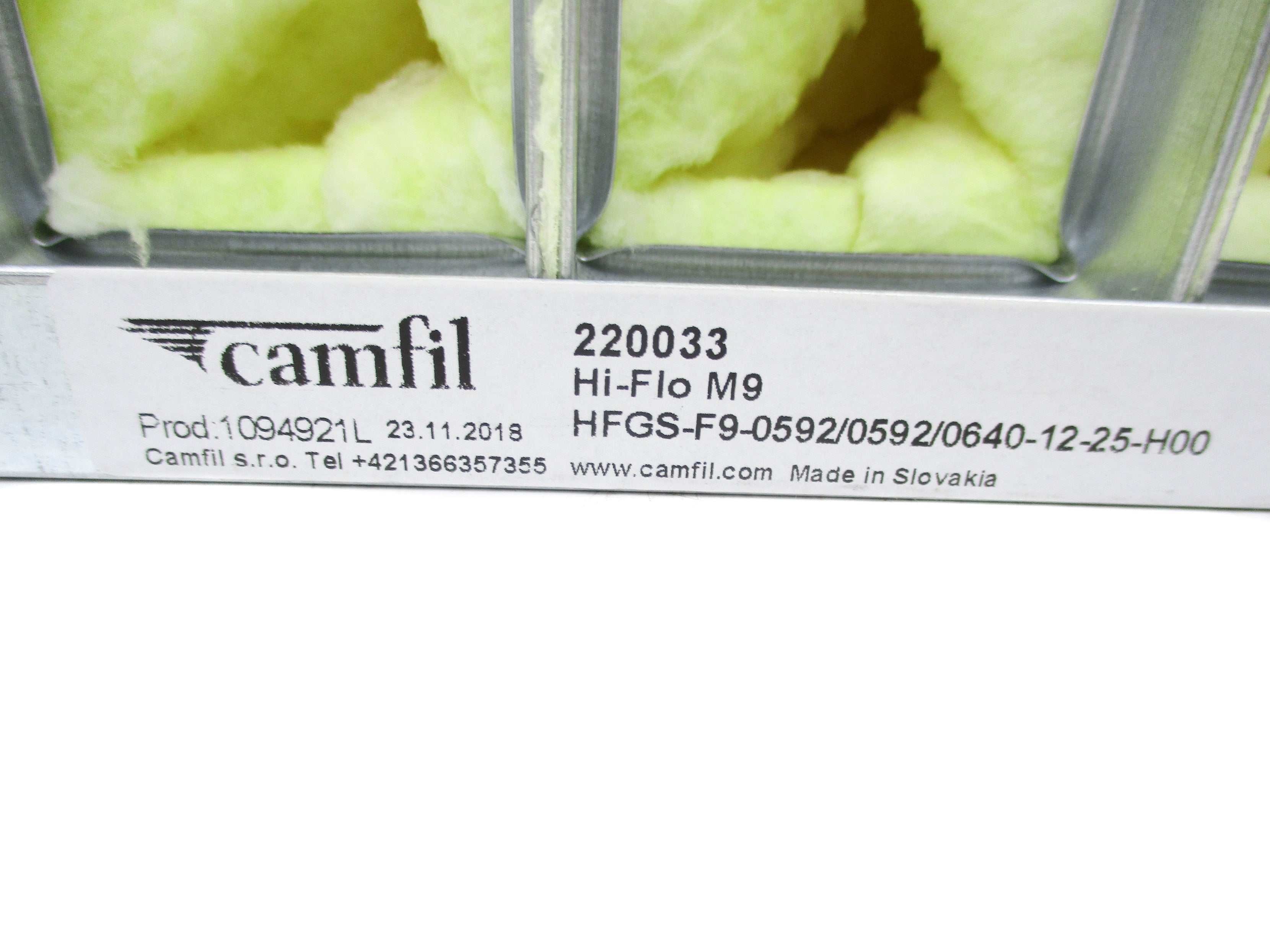 CAMFIL FARR HFGS-F9-0592/0592/0640-12-25-H00 (PKG OF 6) NSMP
