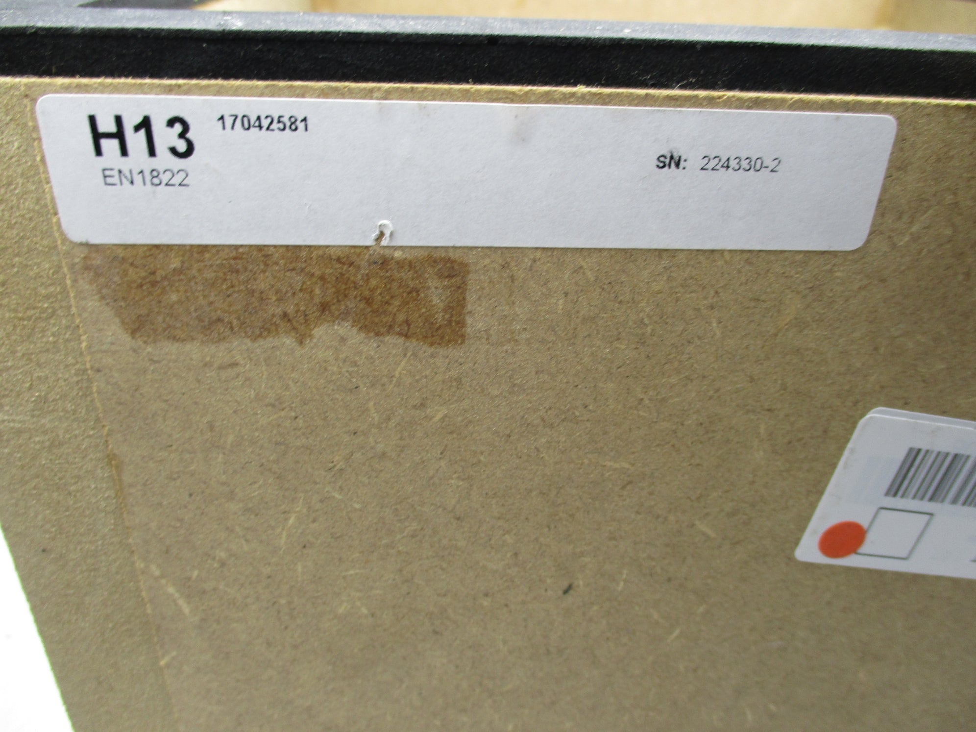 INDUSTRIAL MRO H13 EN1822 11.25x11.25x6.5 (AS PICTURED) NSNP