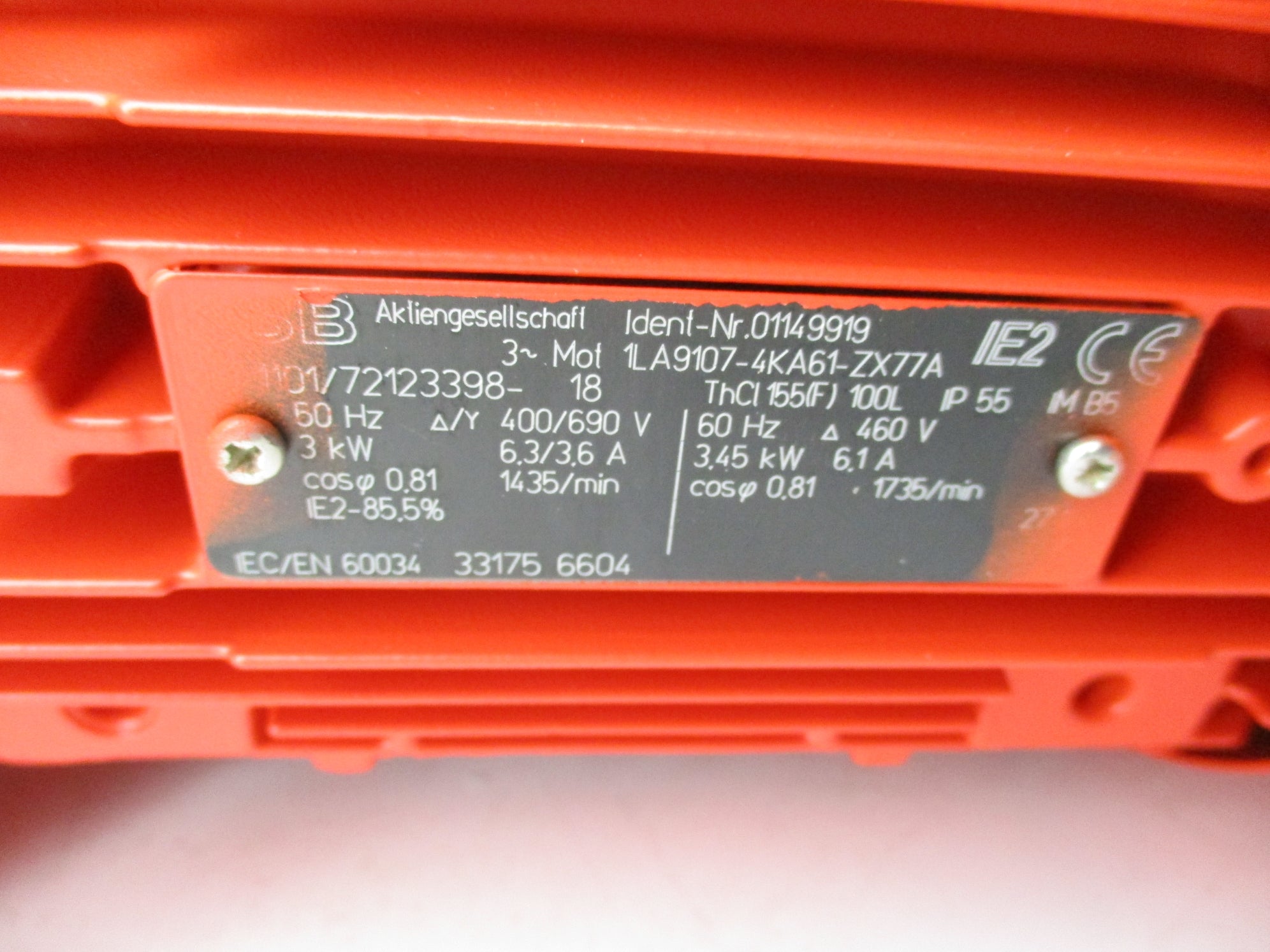 KSB ETALINE GN 100-170/304 G11 NSMP