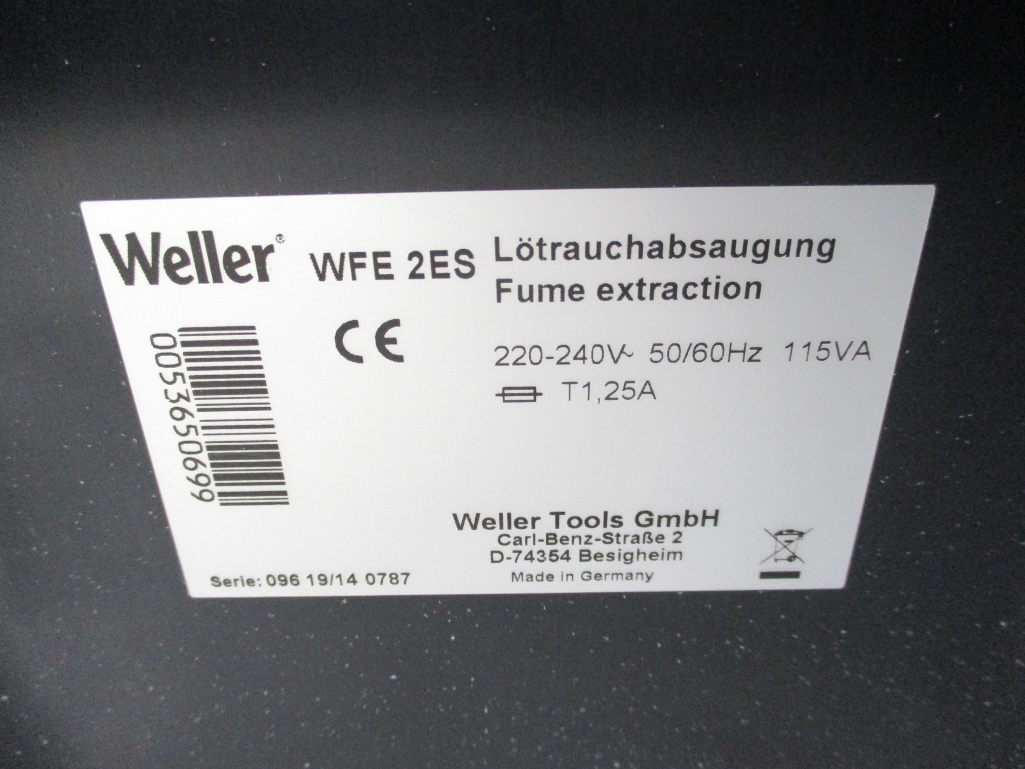 WELLER WFE2ES (AS PICTURED) NSNP