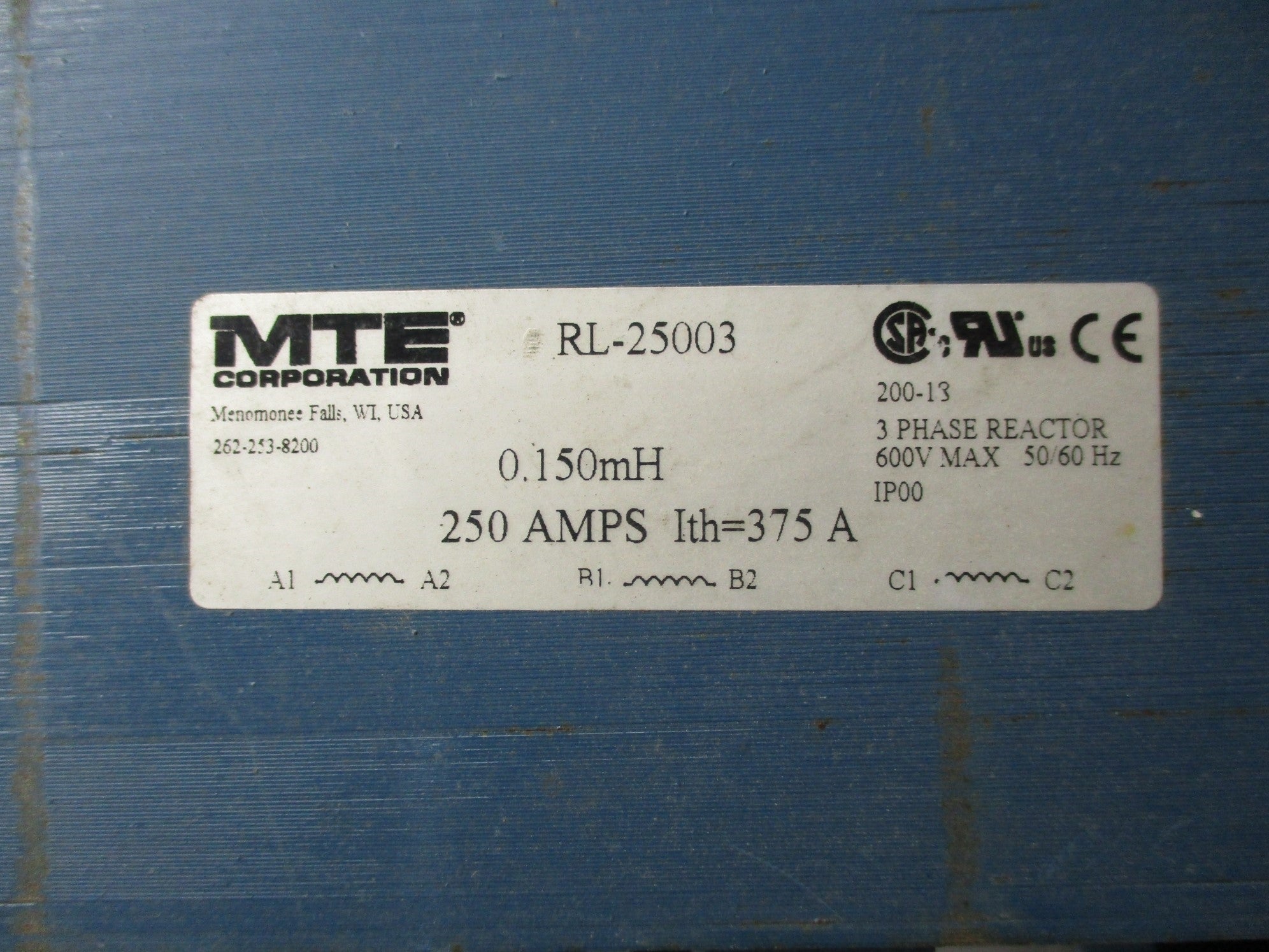 MTE RL-25003 375A UNMP