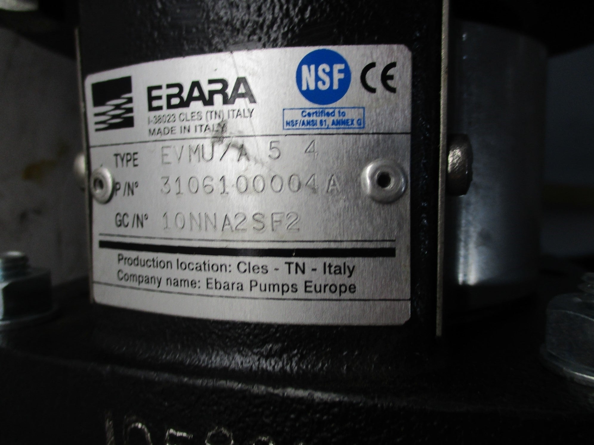 PRO SPEC TECHNOLOGIES EVMU5-4 NSNP