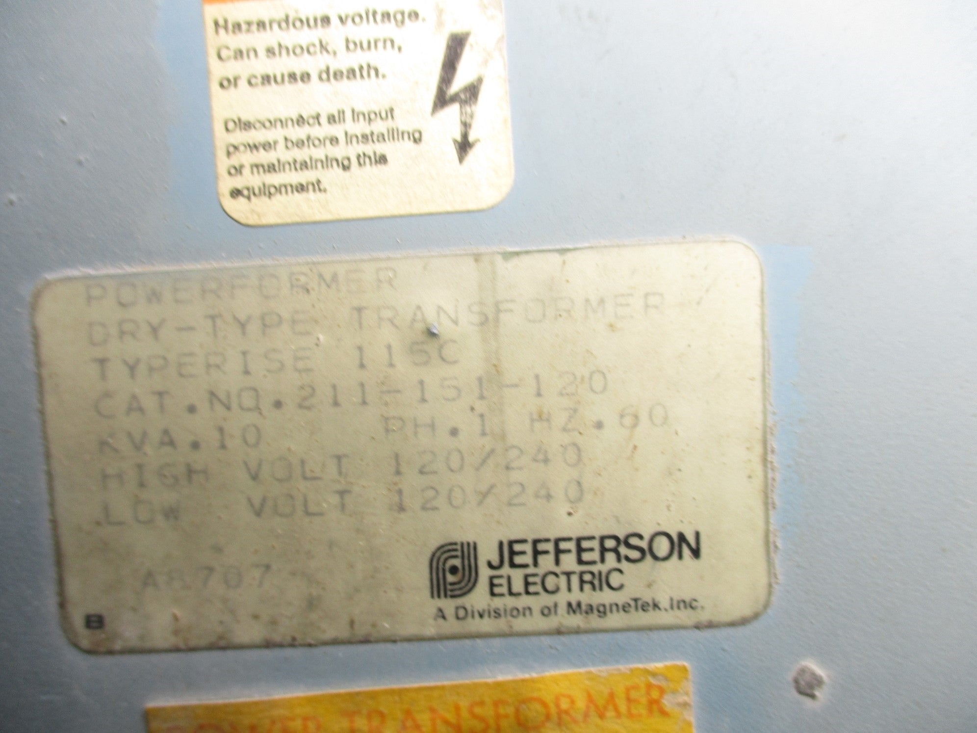JEFFERSON ELECTRIC 211-151-120 NSNP
