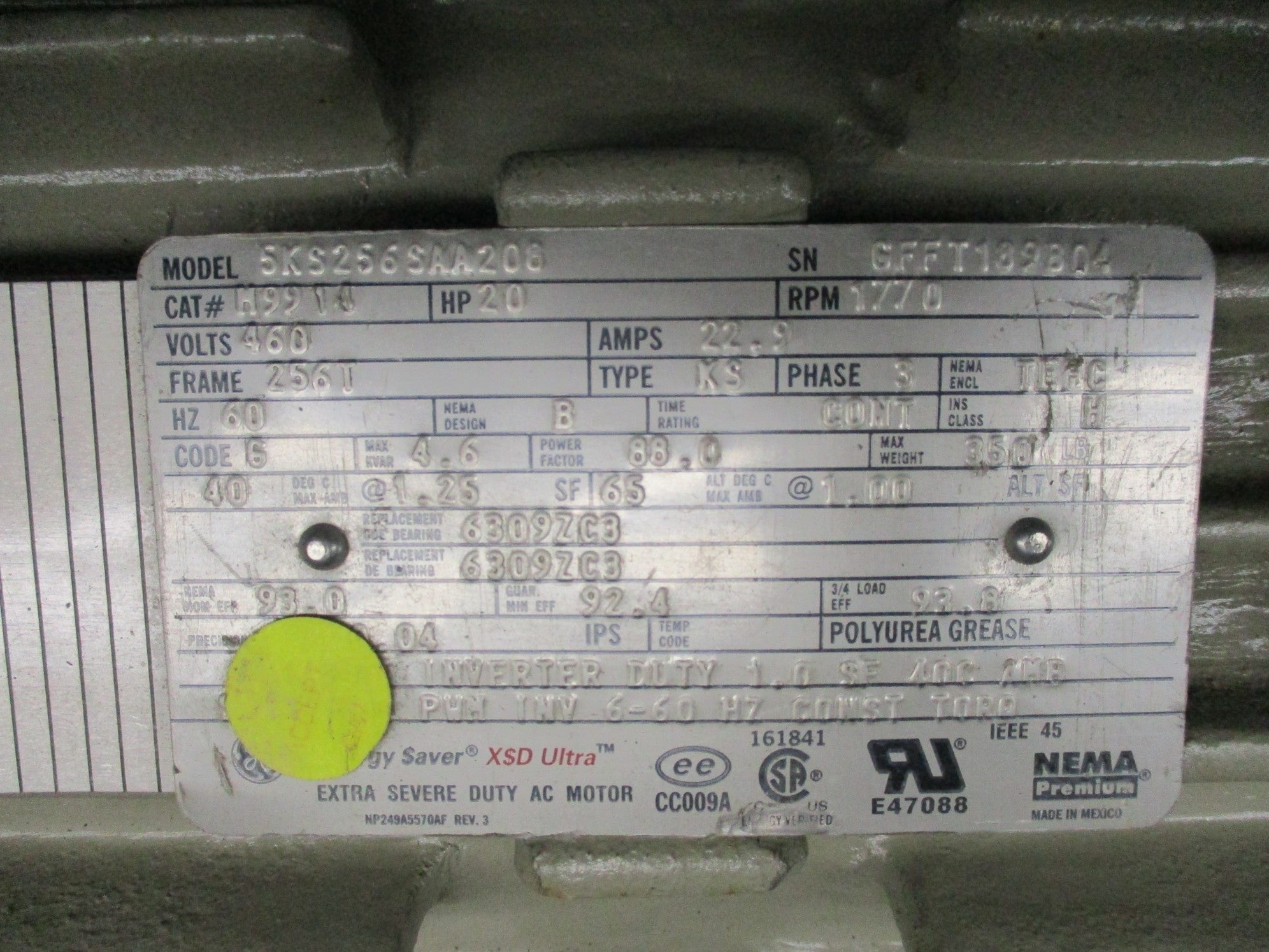FLOWSERVE MK3 STD 2K6X4-HRV/8.56 NSNP
