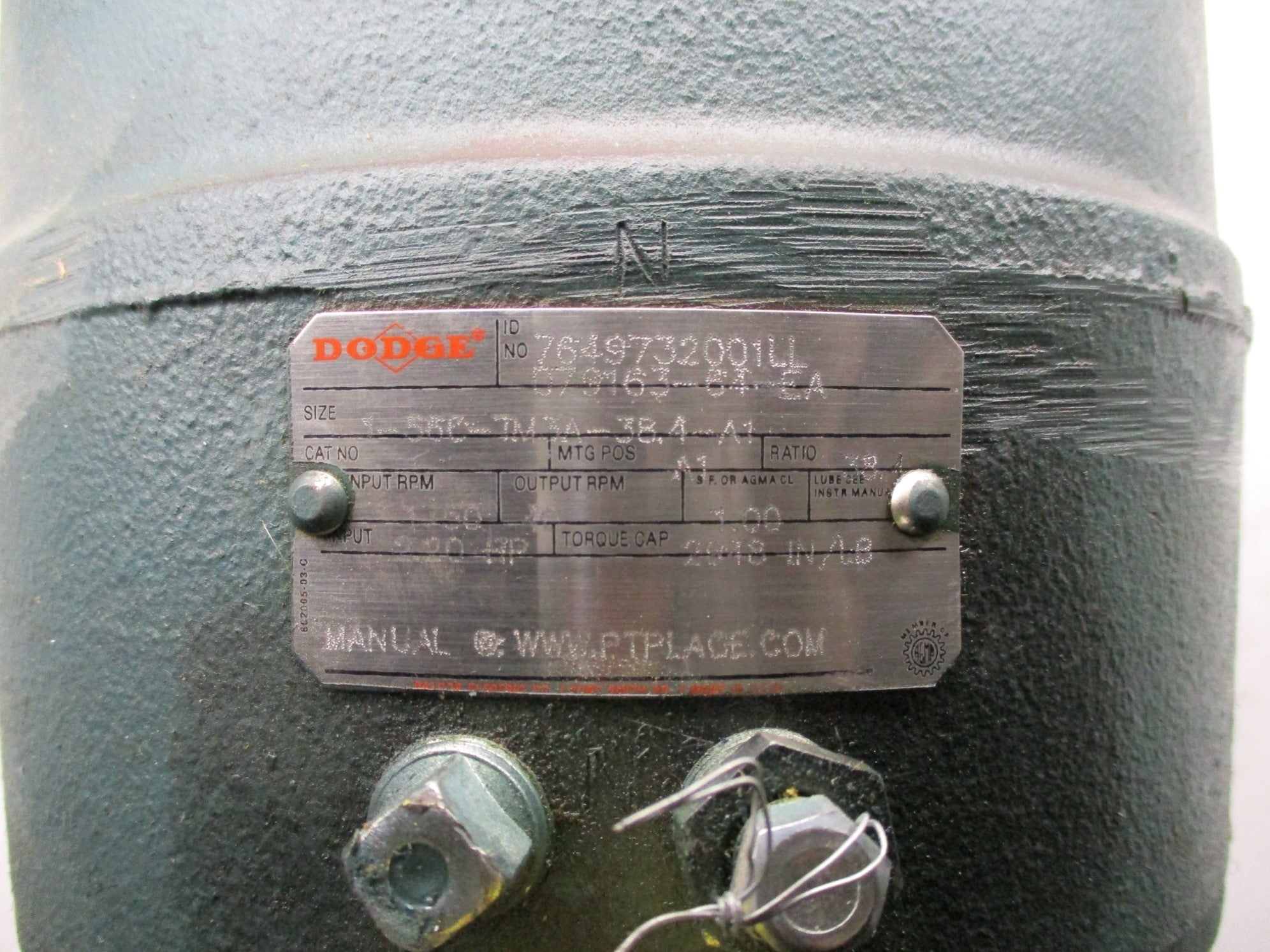 RELIANCE ELECTRIC 35W344Z538G1 079163-64-EA NSNP