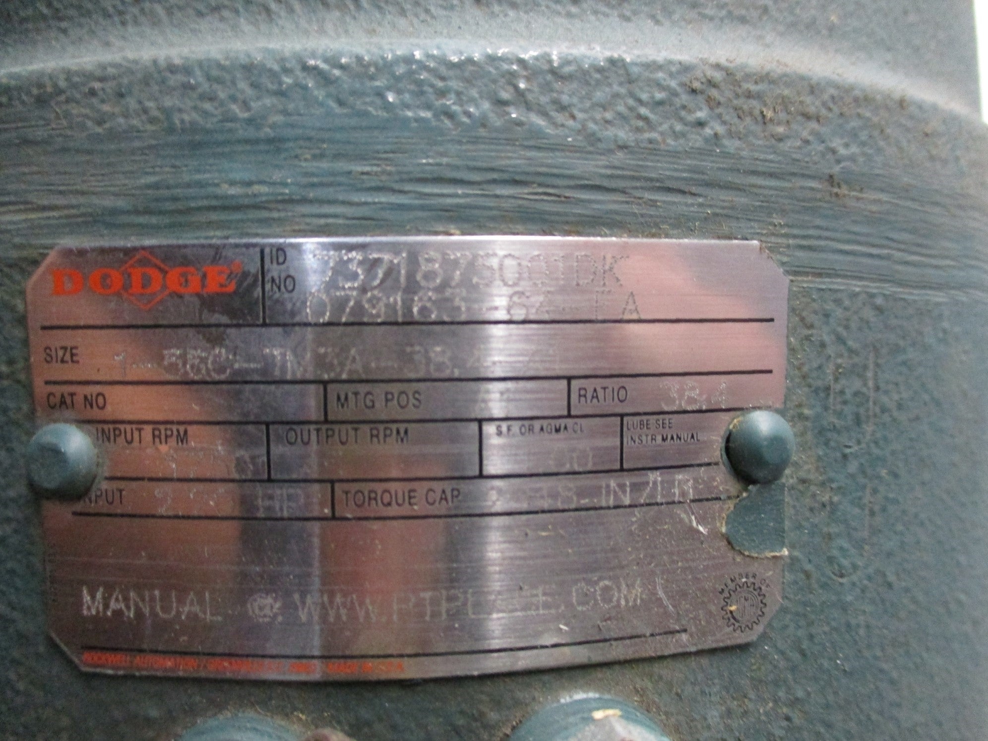 RELIANCE ELECTRIC P56X4131N-DK 079163-64-EA NSNP