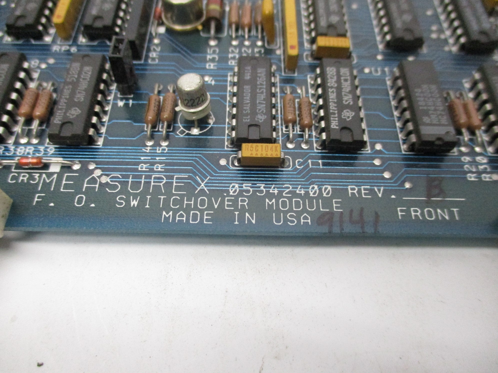 MEASUREX 05342400 REV. B UNMP