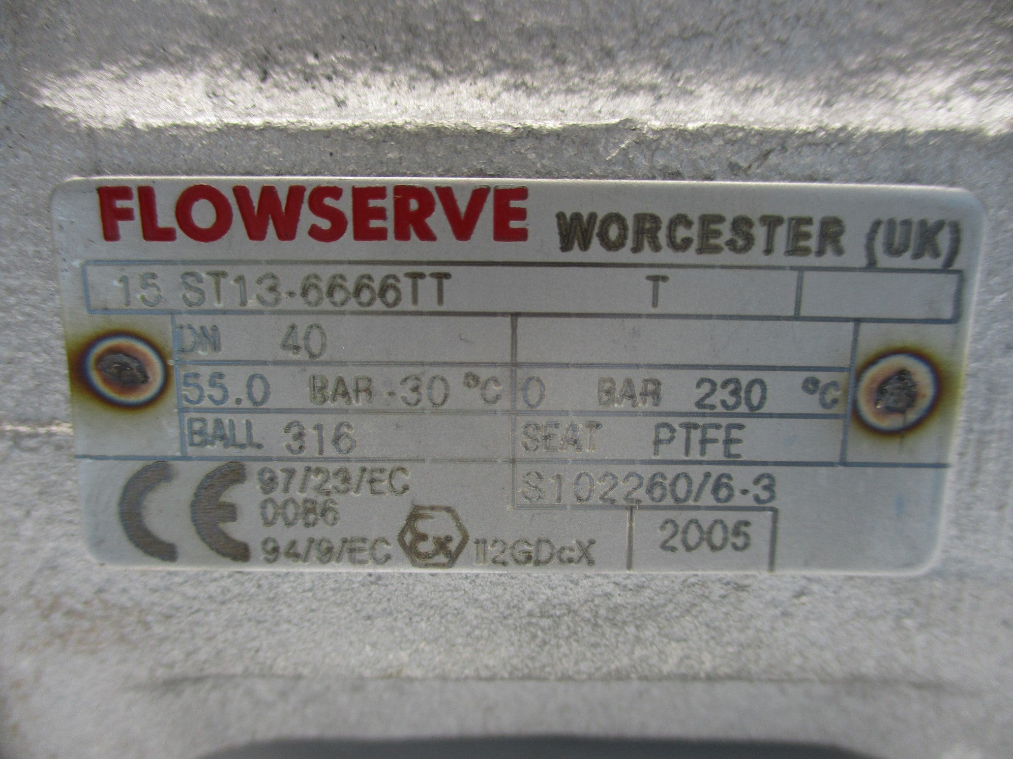 FLOWSERVE 15ST13-6666TT UNMP