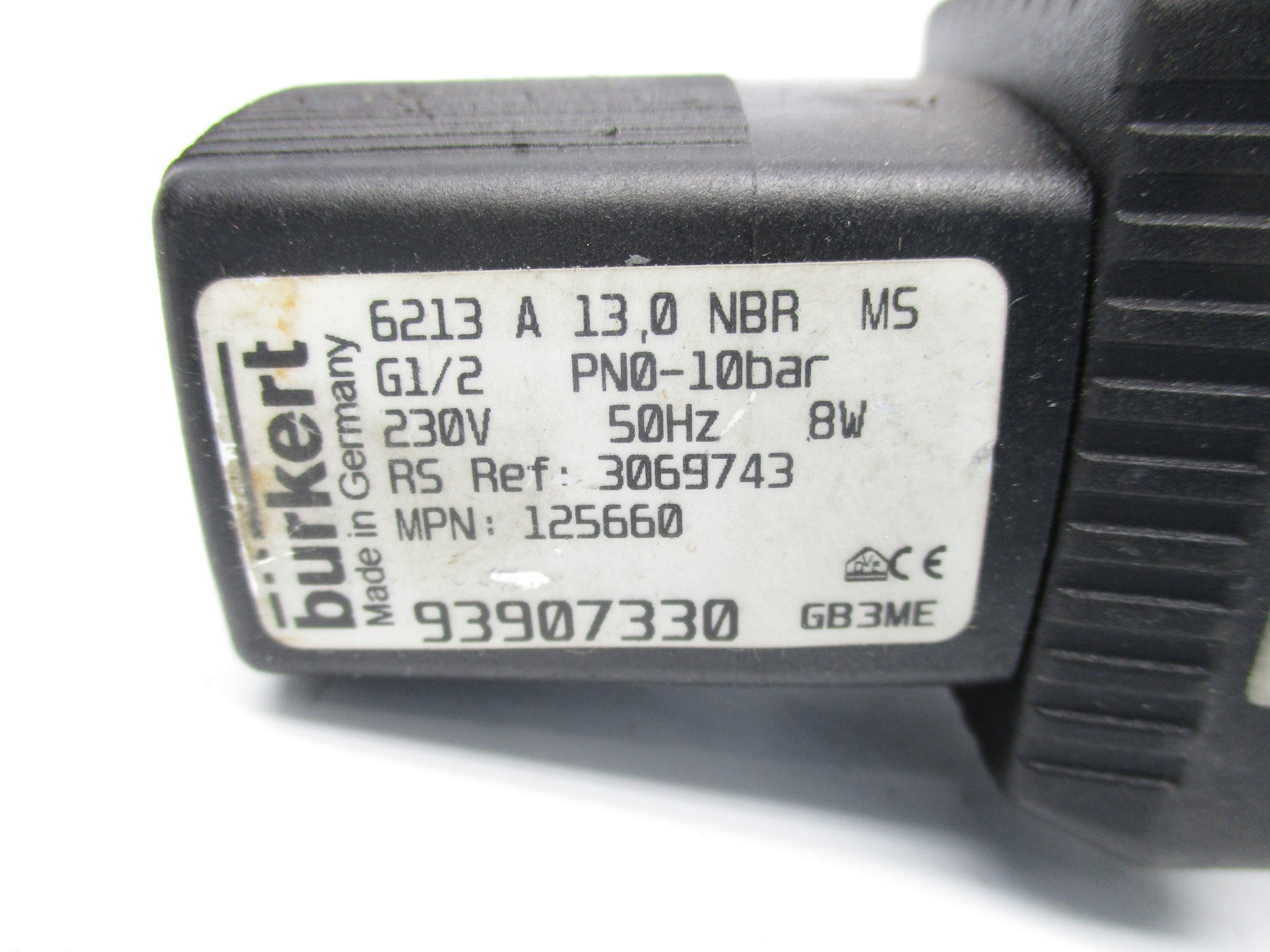 BURKERT 6213A13,0NBRMS 125660 230V UNMP