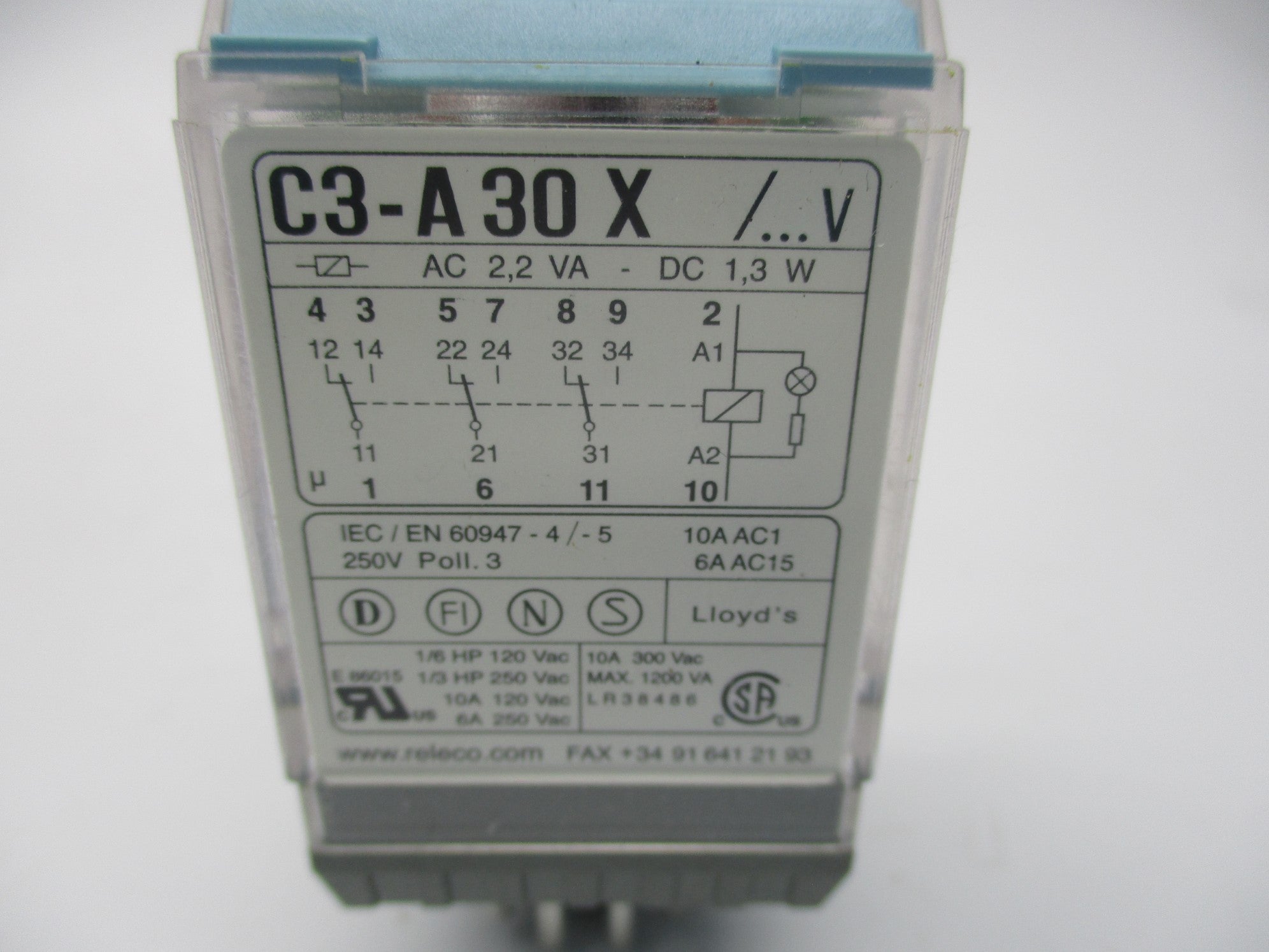 RELECO MR-C C3-A30X 24VAC 10A NSNP