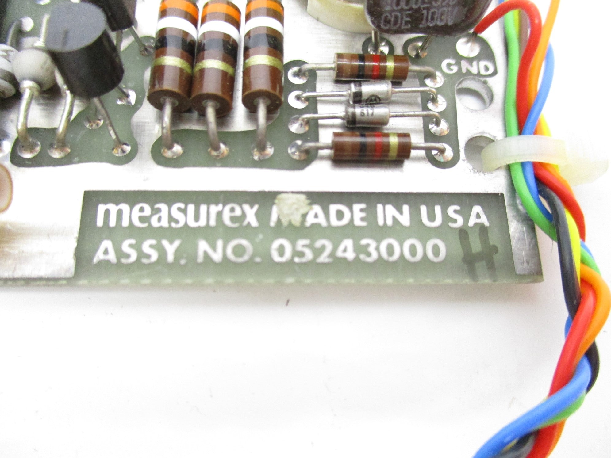 MEASUREX 05243000 REV. H UNMP