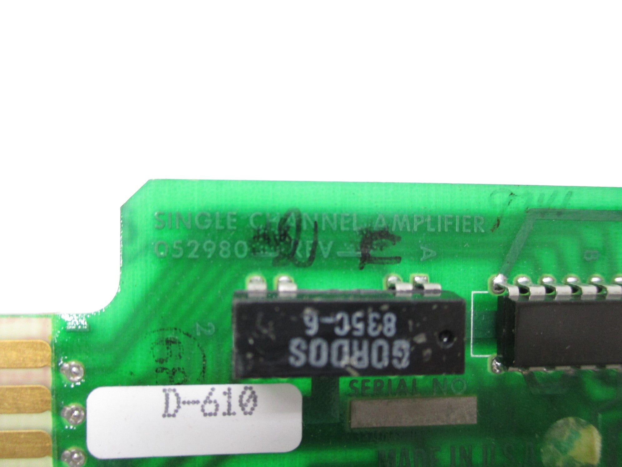 MEASUREX 0529802 REV. C UNMP