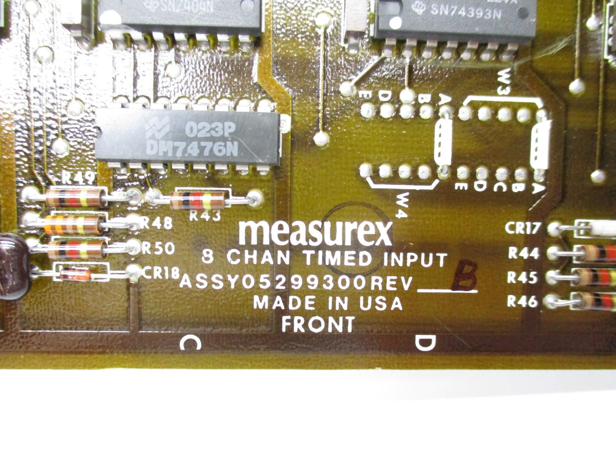 MEASUREX 05299300 REV. B NSNP