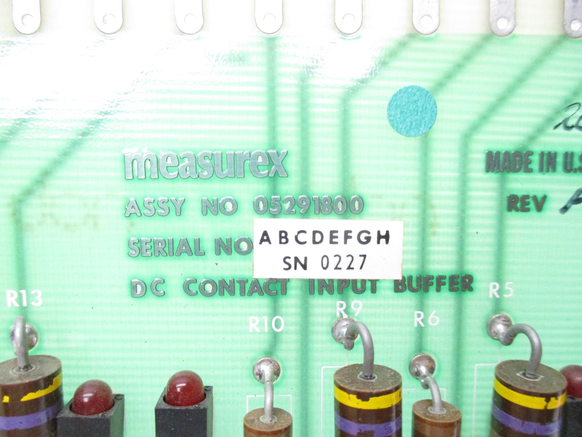 MEASUREX 05291800 REV. A NSNP