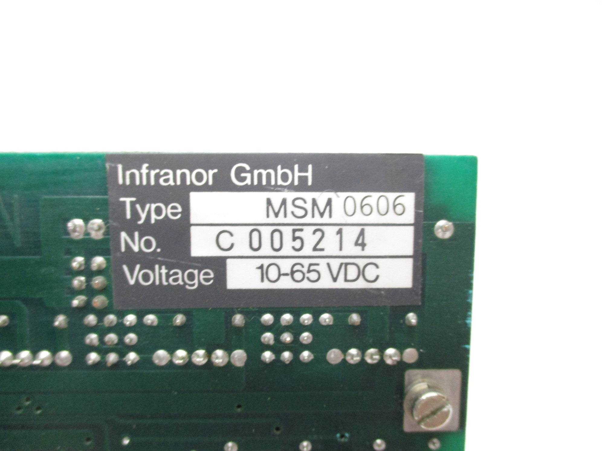 INFRANOR MSM0606 NSNP