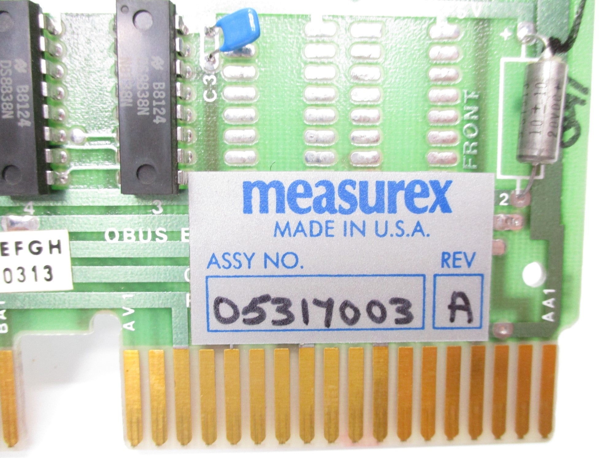 MEASUREX 05317003 REV. A UNMP