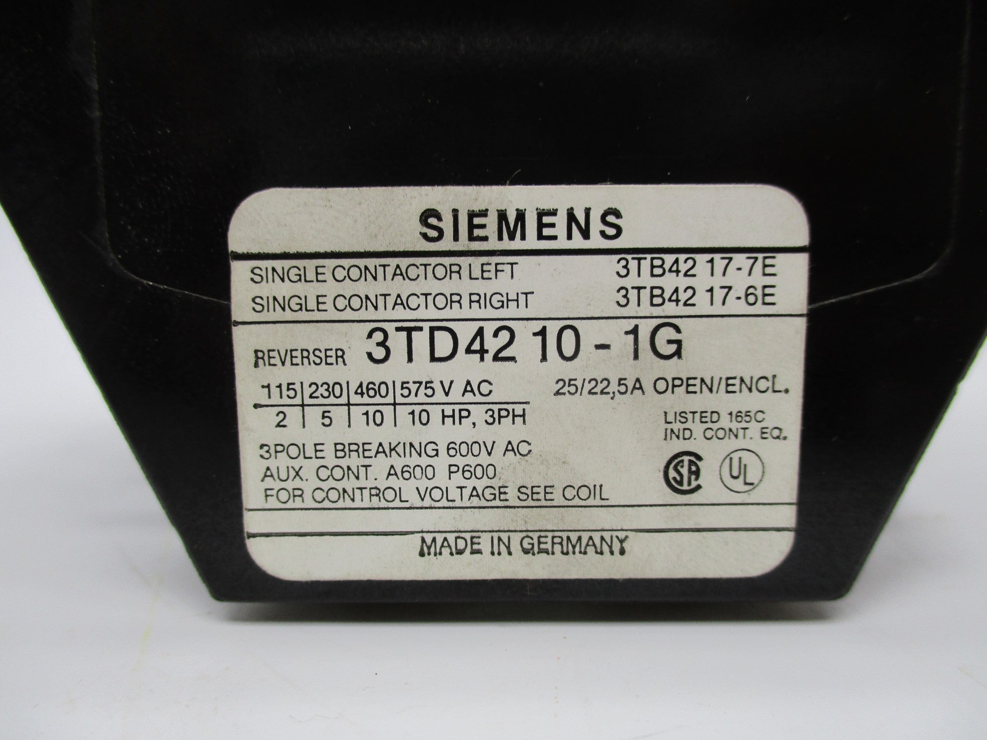 SIEMENS 3TD4210-1G 120V UNMP