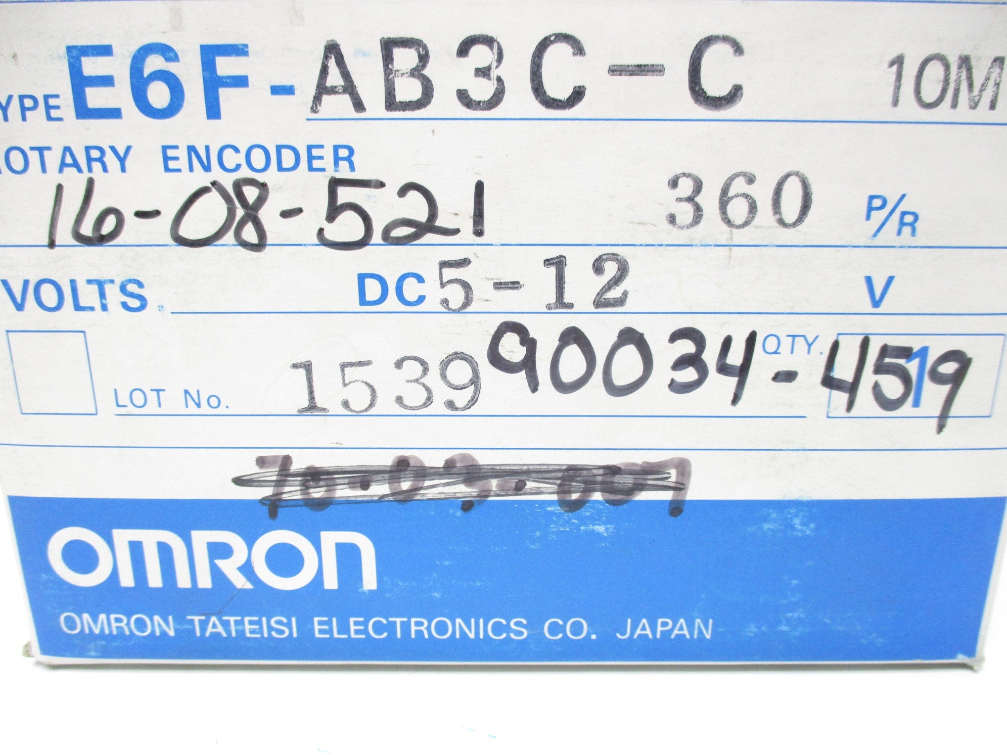 OMRON E6F-AB3C-C NSMP