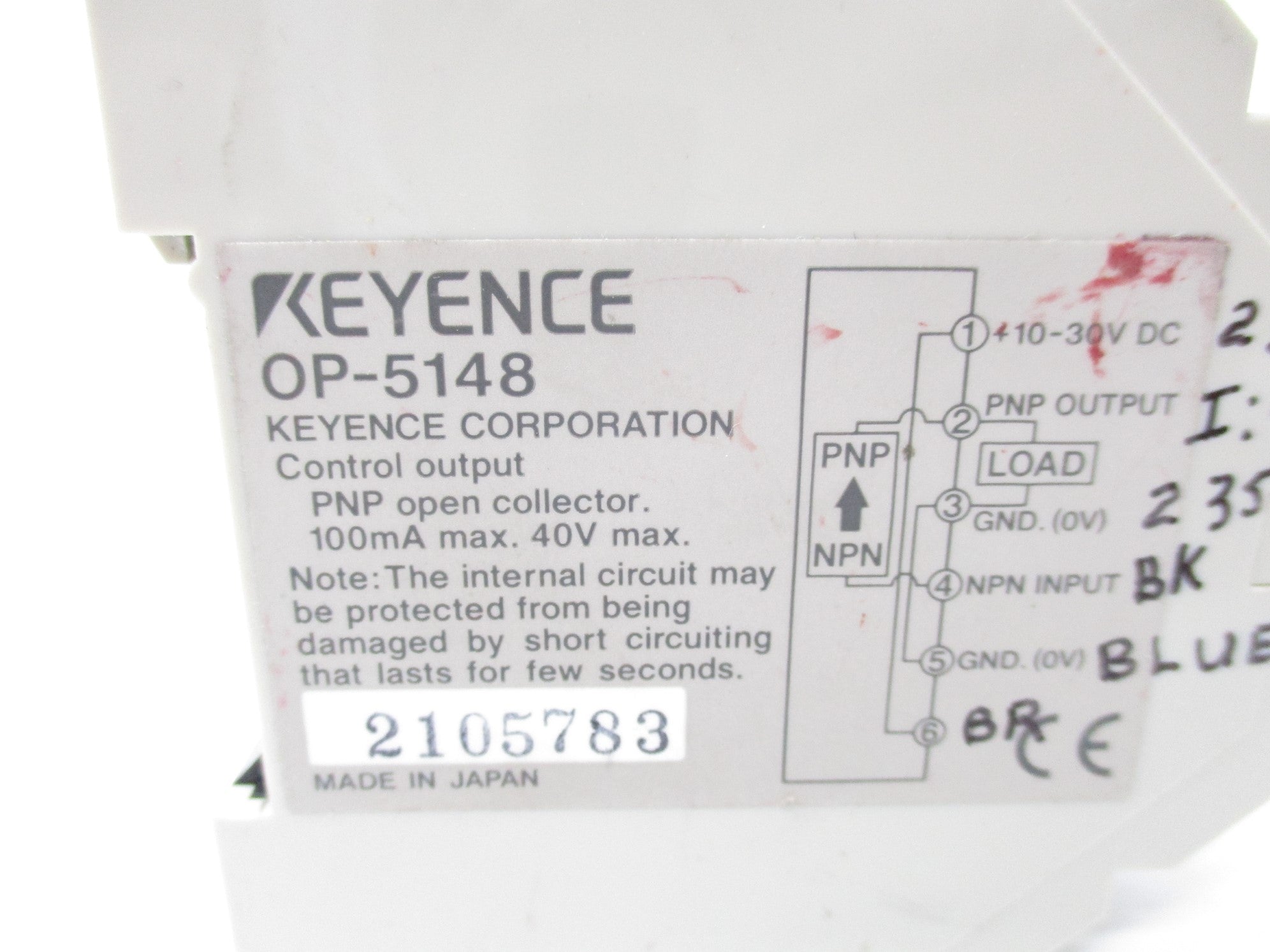 KEYENCE OP-5148 UNMP
