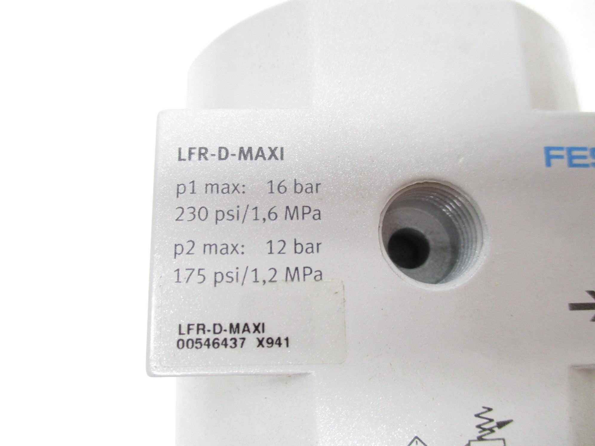 FESTO LFR-D-MAXI 00546437 230PSI NSMP