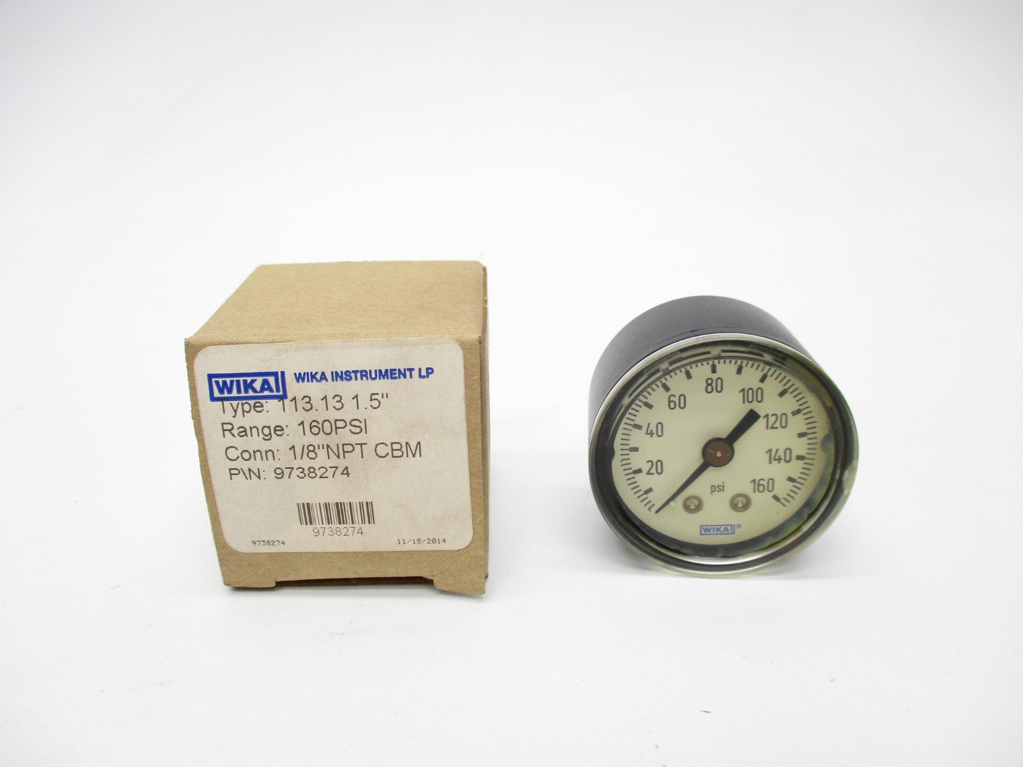 WIKA 113.131.5" 9738274 160PSI NSMP