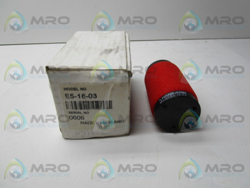 HANKISON E5-16-03 10 SCFM FILTER ELEMENT  NSMP