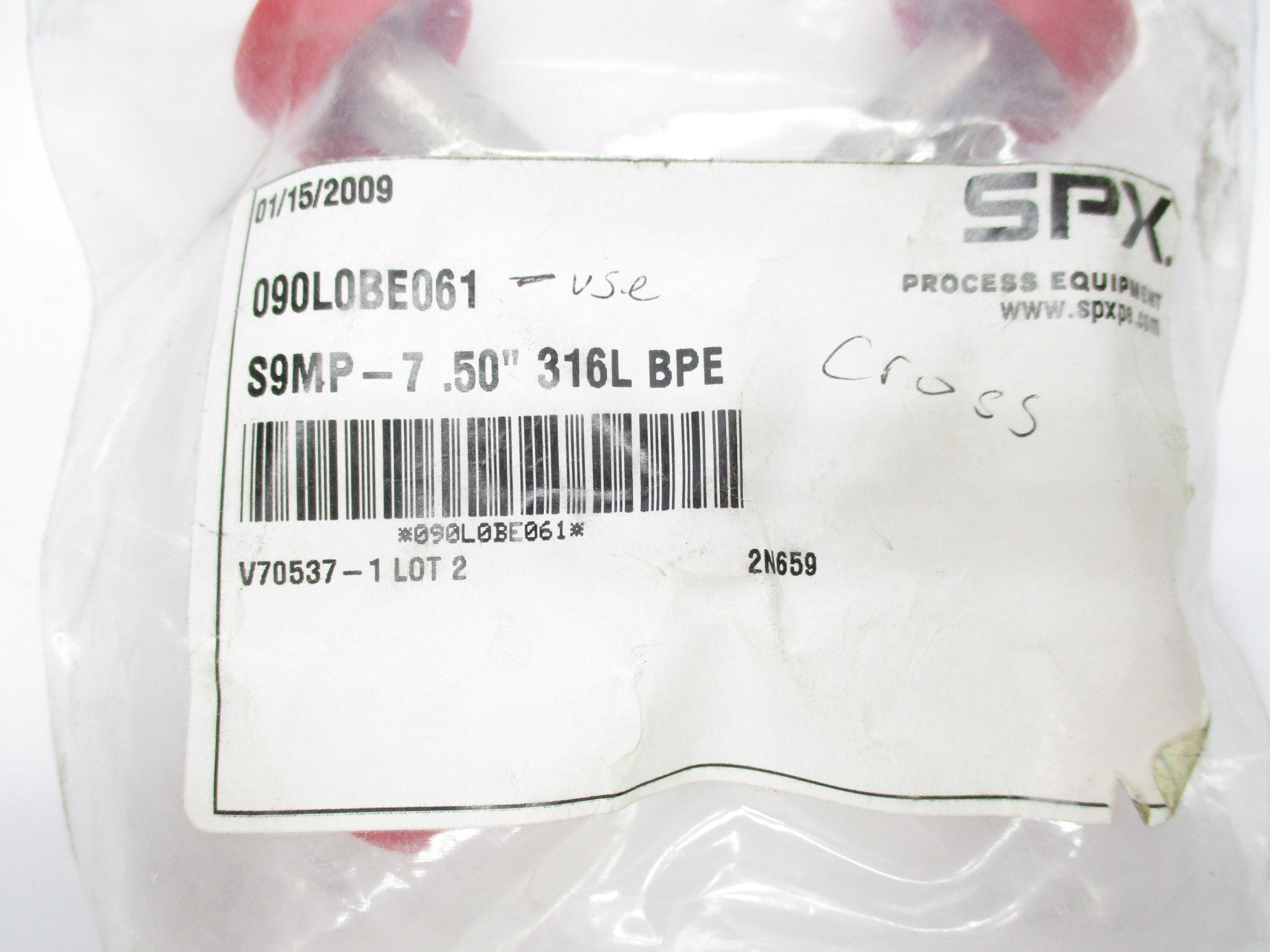 SPX 090L0BE061 S9MP-7.50" 316LBPE NSMP