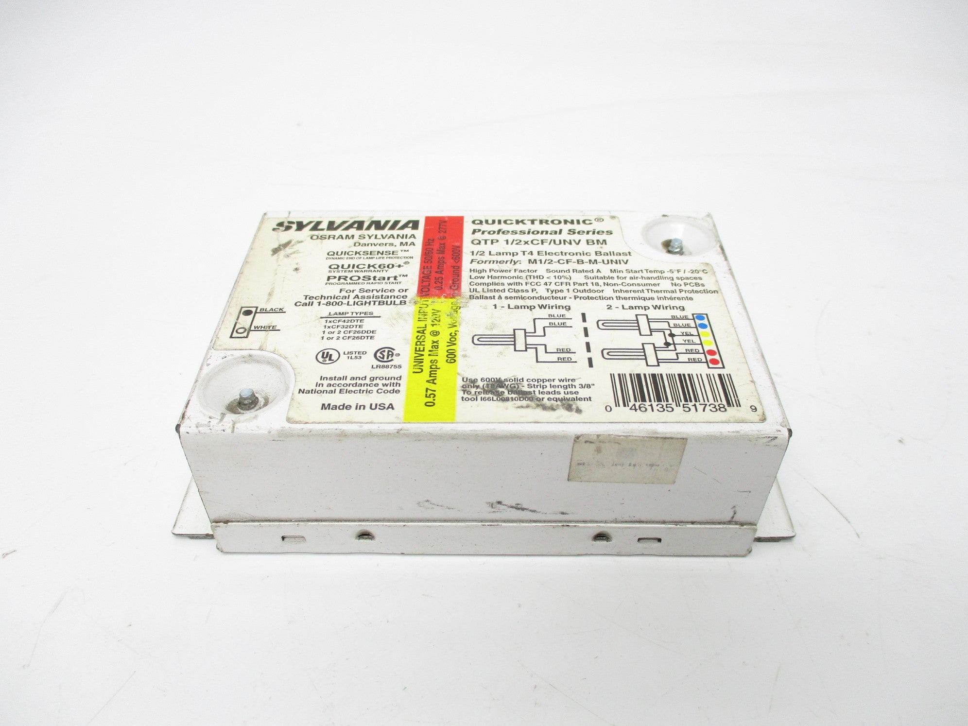 SYLVANIA QTP1/2XCF/UNV-BM (AS PICTURED) NSNP