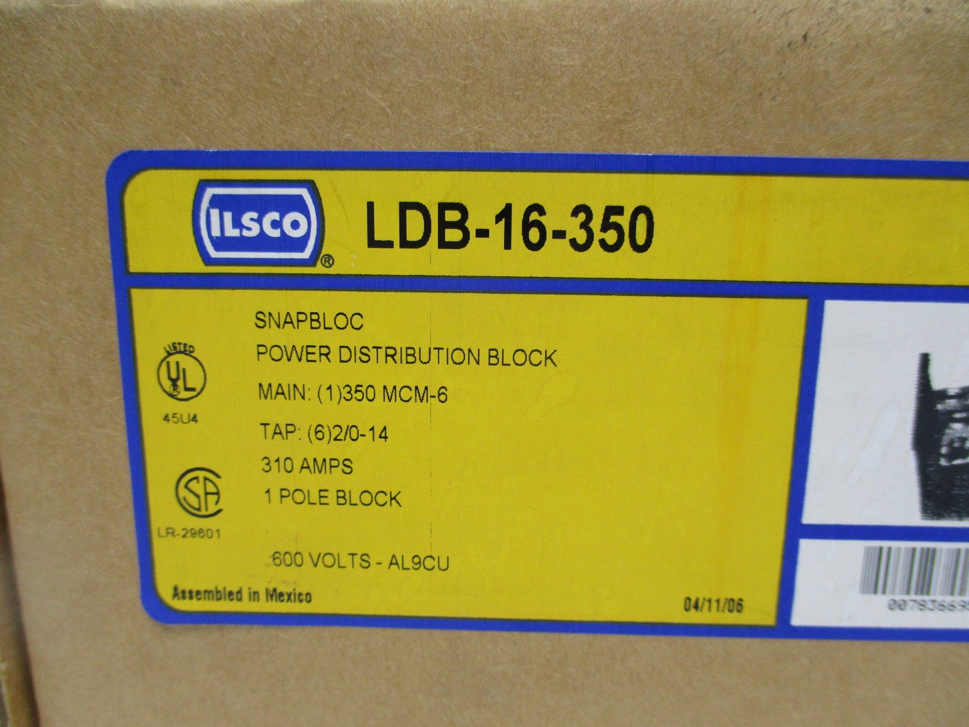 ILSCO LDB-16-350 NSMP