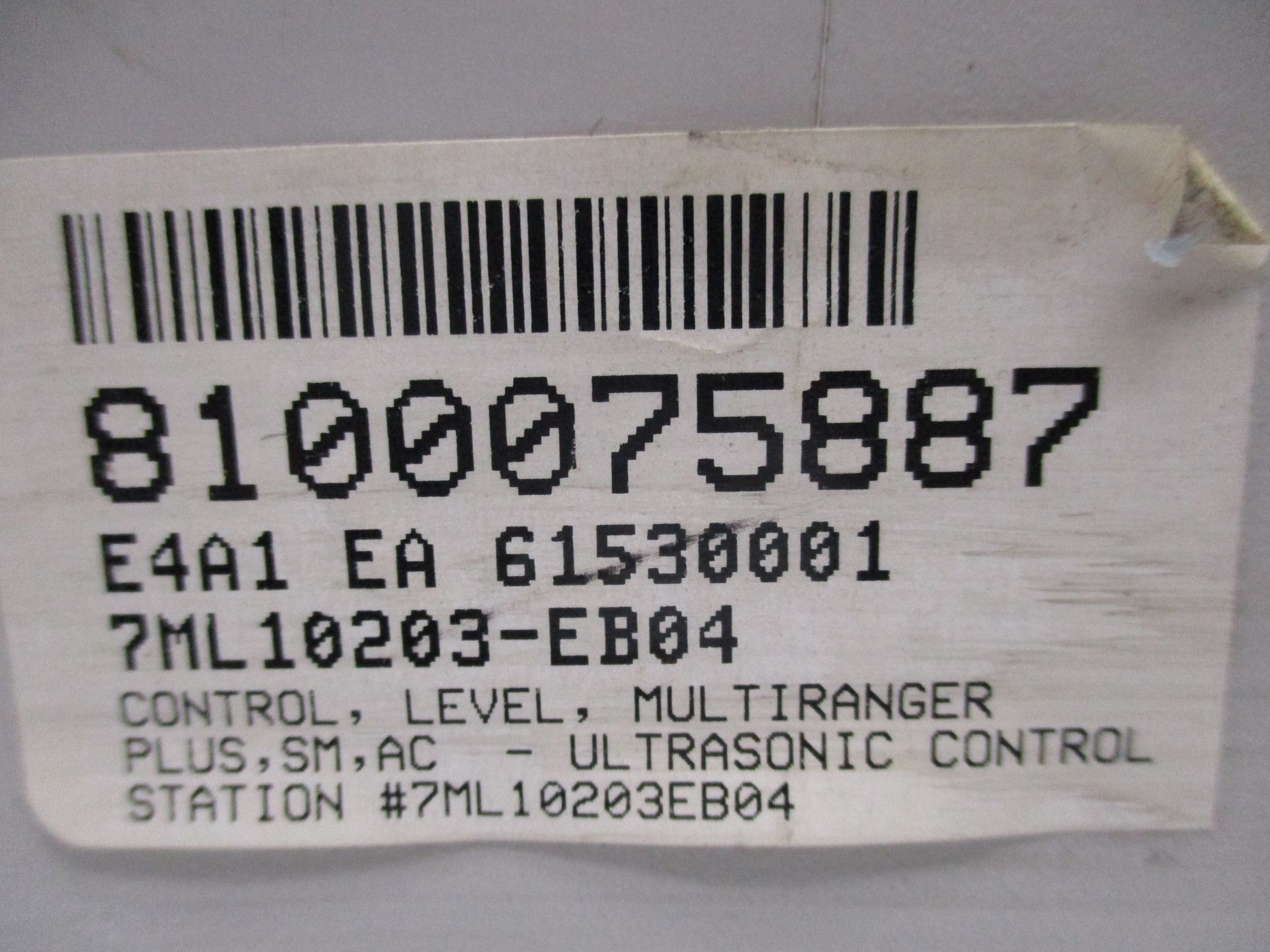 MILLTRONICS 7ML10203-EB04 UNMP