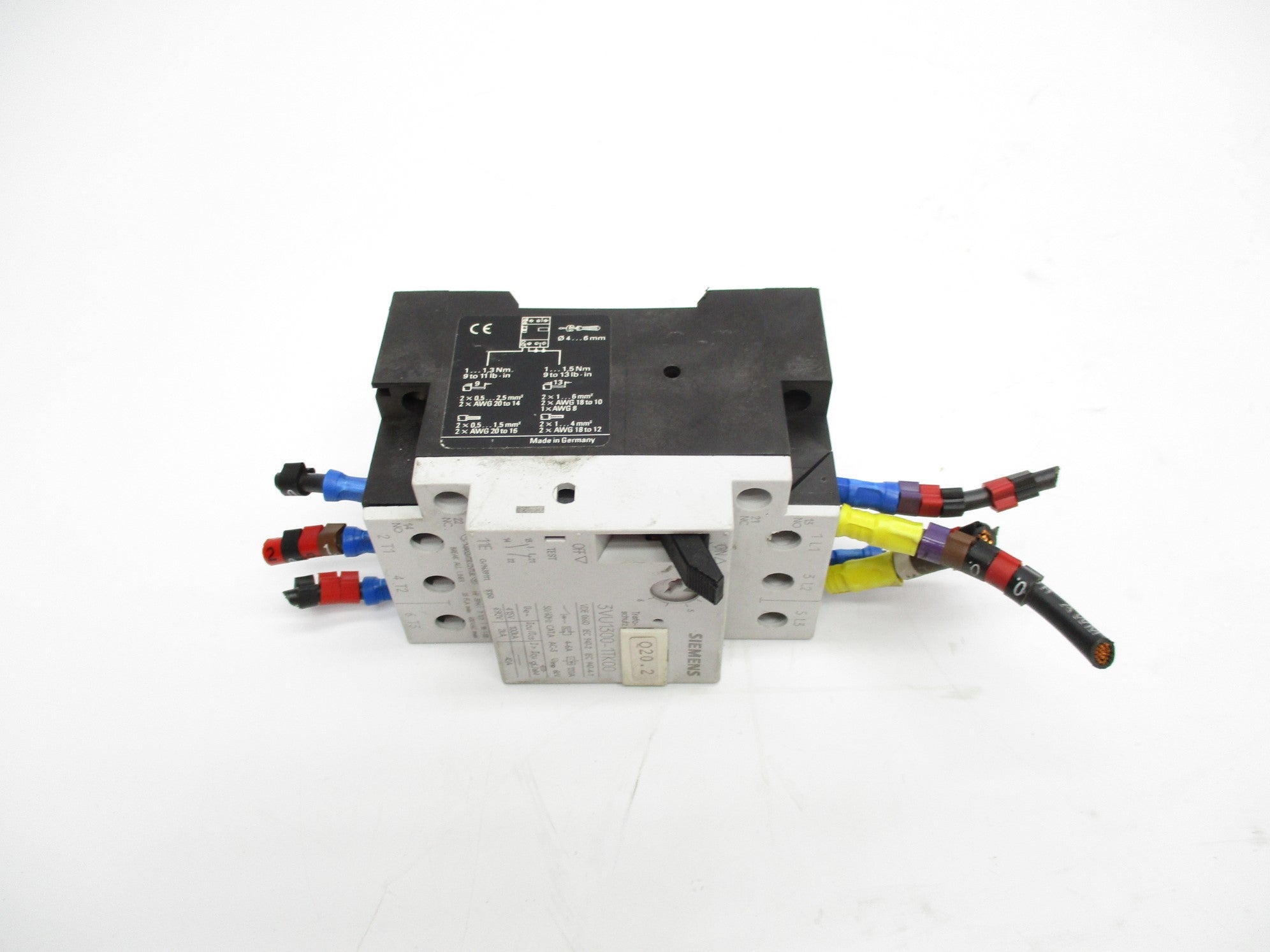 SIEMENS 3VU1300-1TK00 4-6A 600VAC UNMP