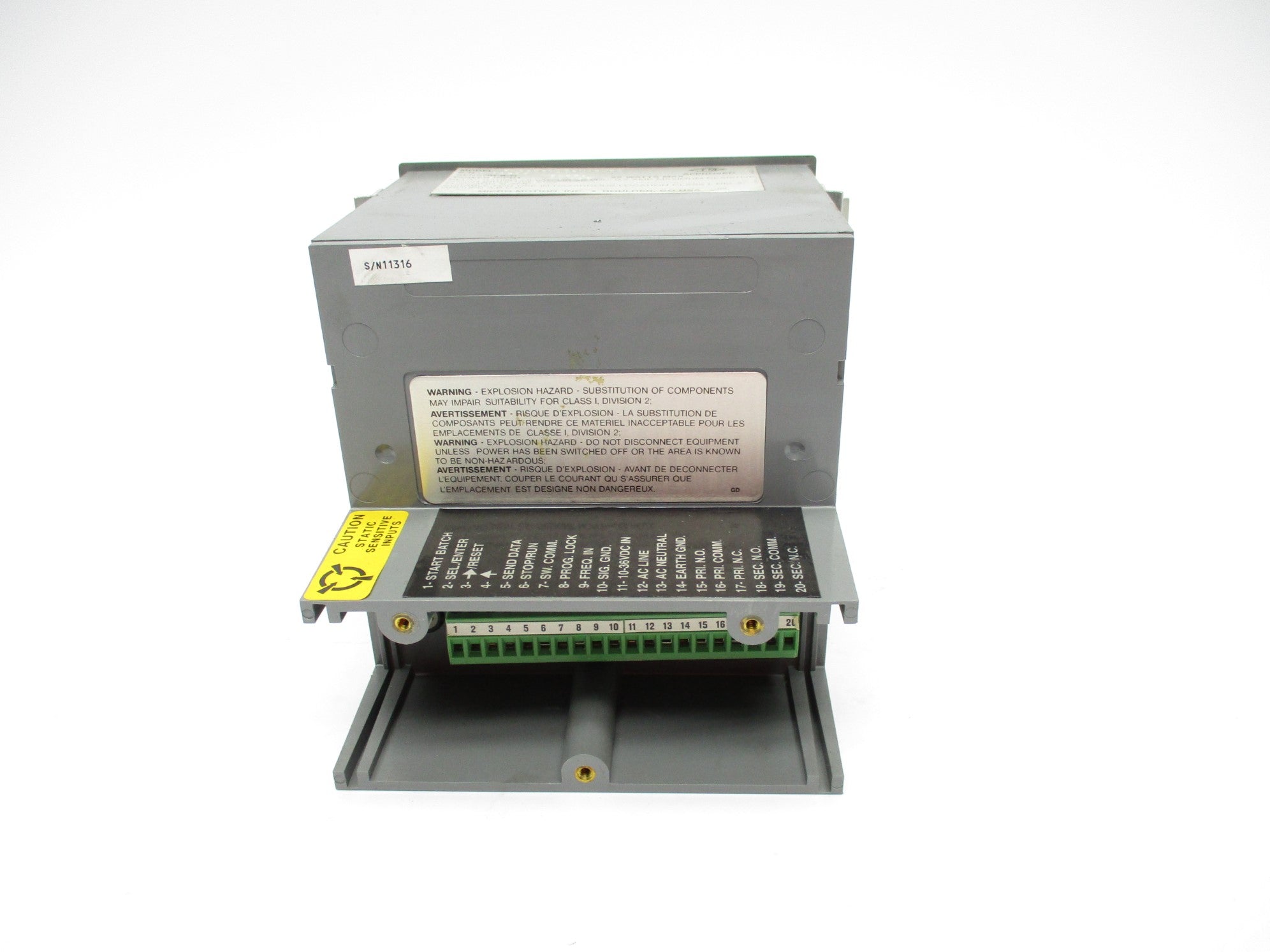 MICRO MOTION FMS-3-VDC-NA-J-C UNMP