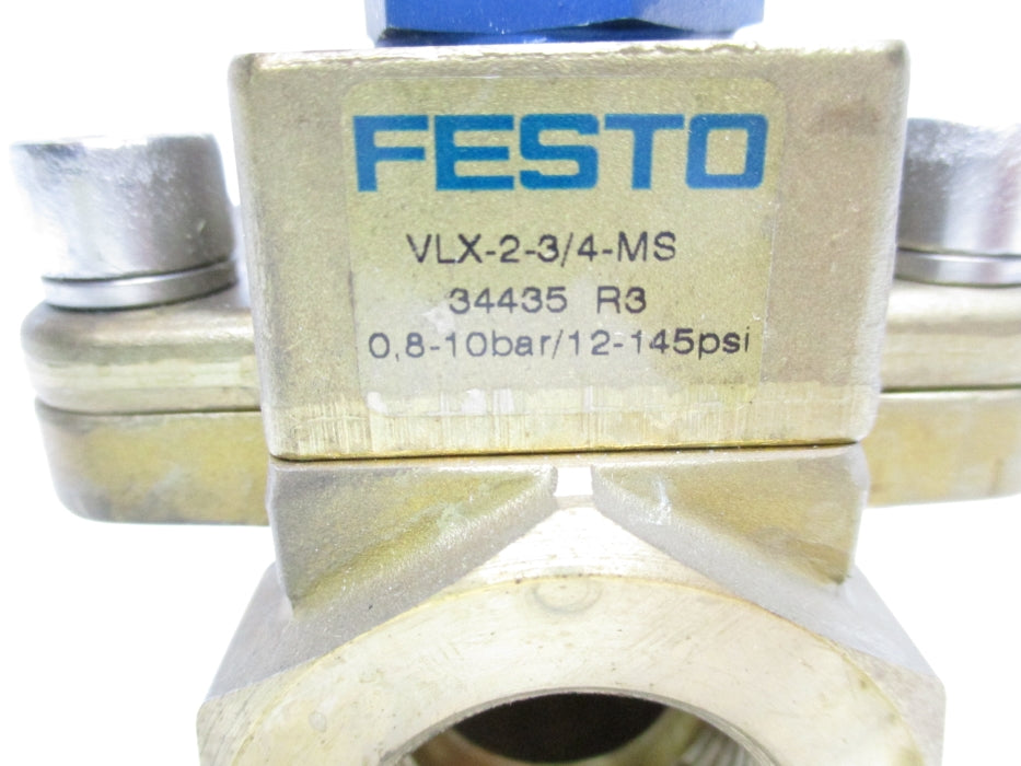 FESTO VLX-2-3/4-MS 34435 12-145PSI NSNP