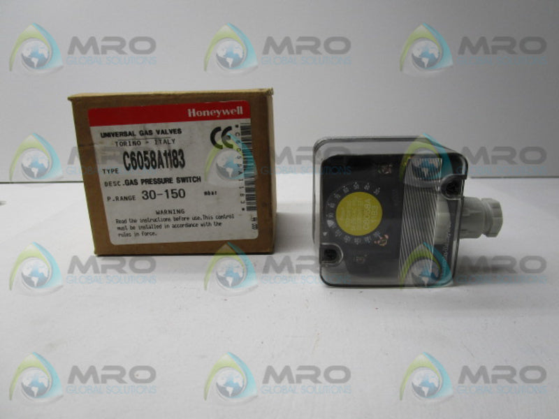 HONEYWELL C6058A1183 GAS PRESSURE SWITCH  NSMP