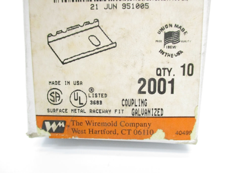 WIREMOLD 2001 (PKG OF 10) NSMP
