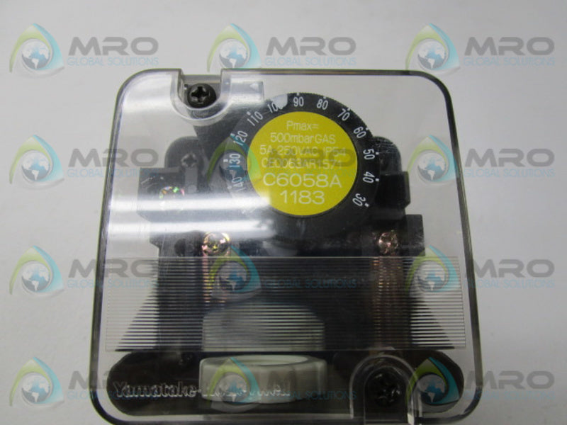 HONEYWELL C6058A1183 GAS PRESSURE SWITCH  NSMP