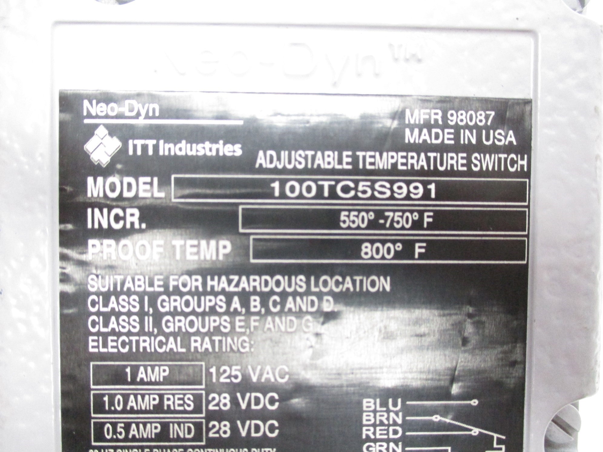 ITT 100TC5S991 UNMP