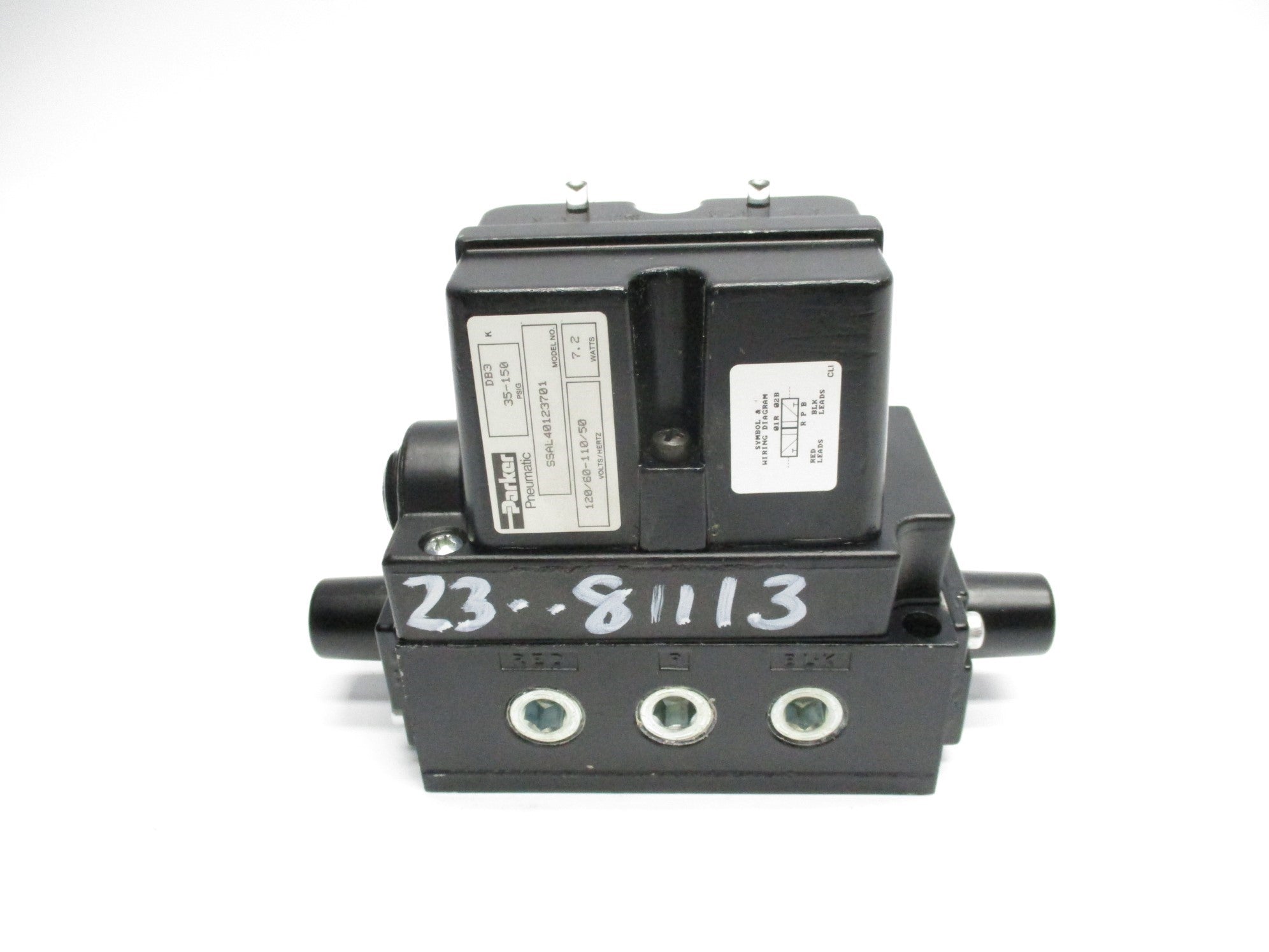 PARKER SSAL40123701 110/120V 35-150PSI UNMP