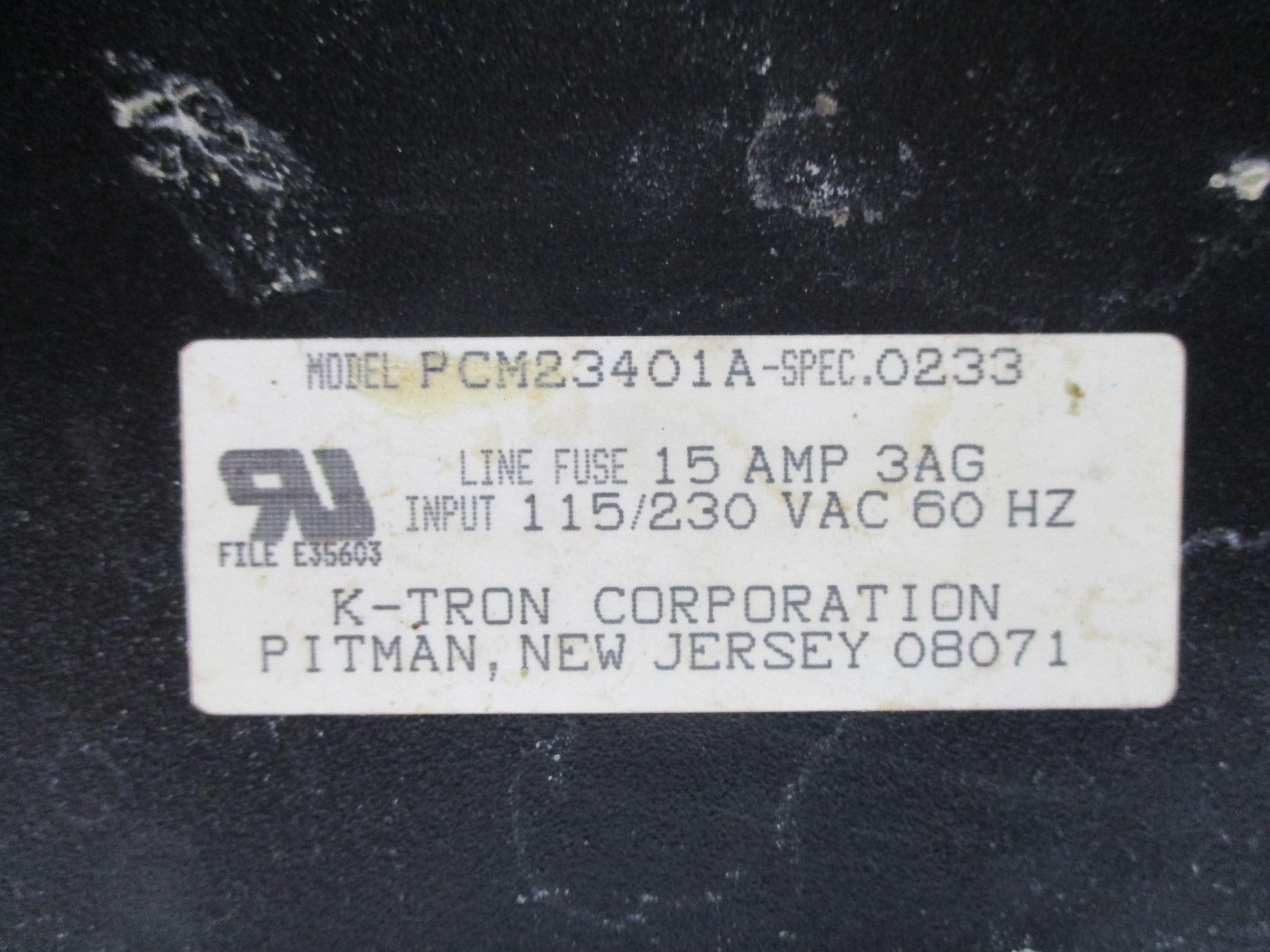 KTRON PCM23401A UNMP