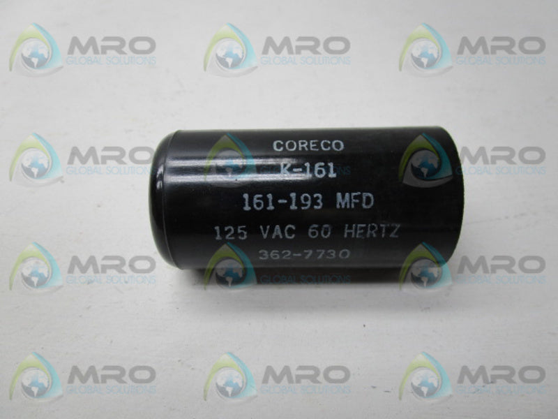 CORECO K-161 CAPACITOR 125V  NSMP