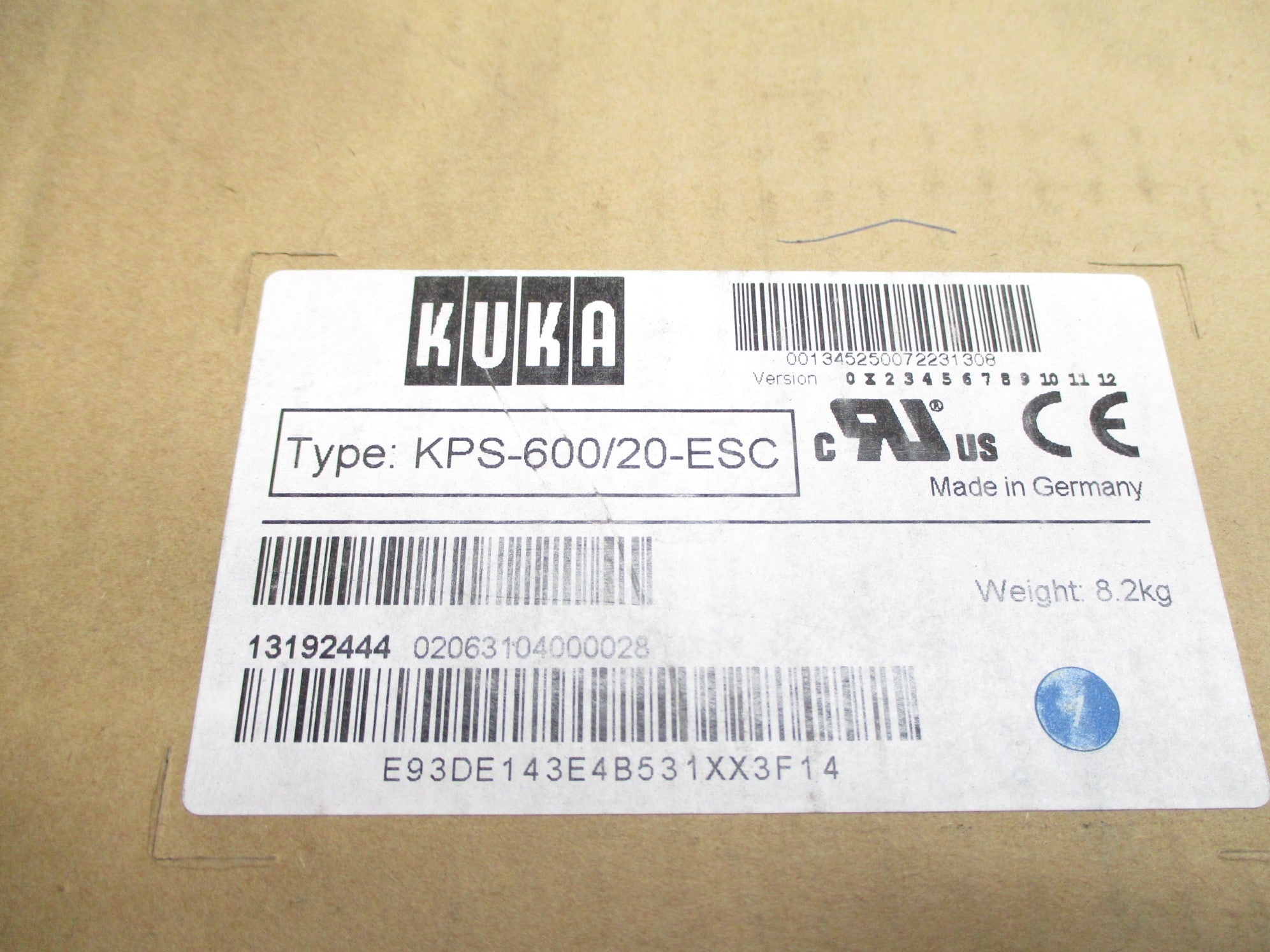 KUKA KPS-600/20-ESC NSMP