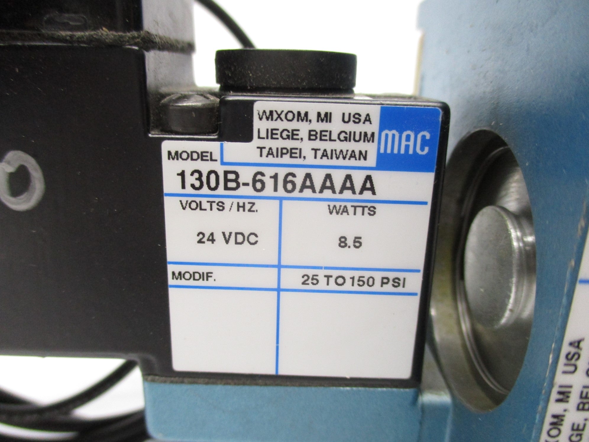 MAC 56C-13-616AA 24VDC 25-150PSI NSNP